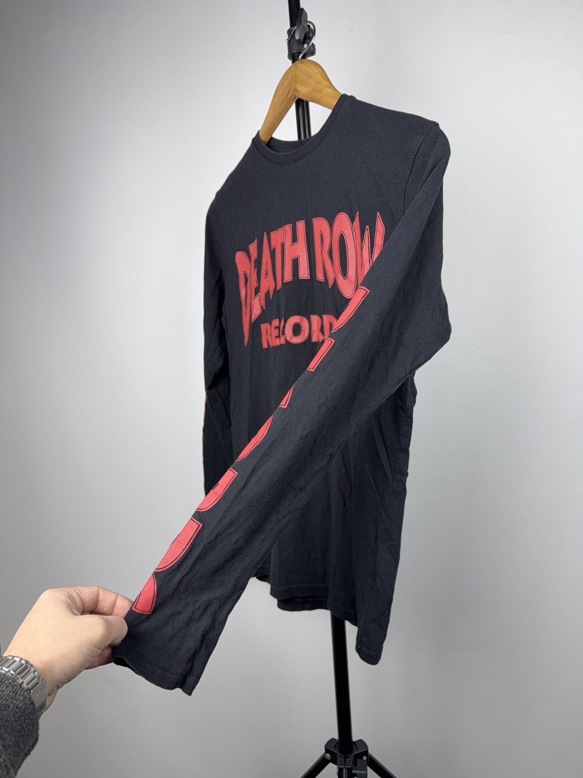 Band Tees 00s Death Row Records Long Sleeve Tee Classic Rap Logo Size US XS / EU 42 / 0 - 4 Thumbnail