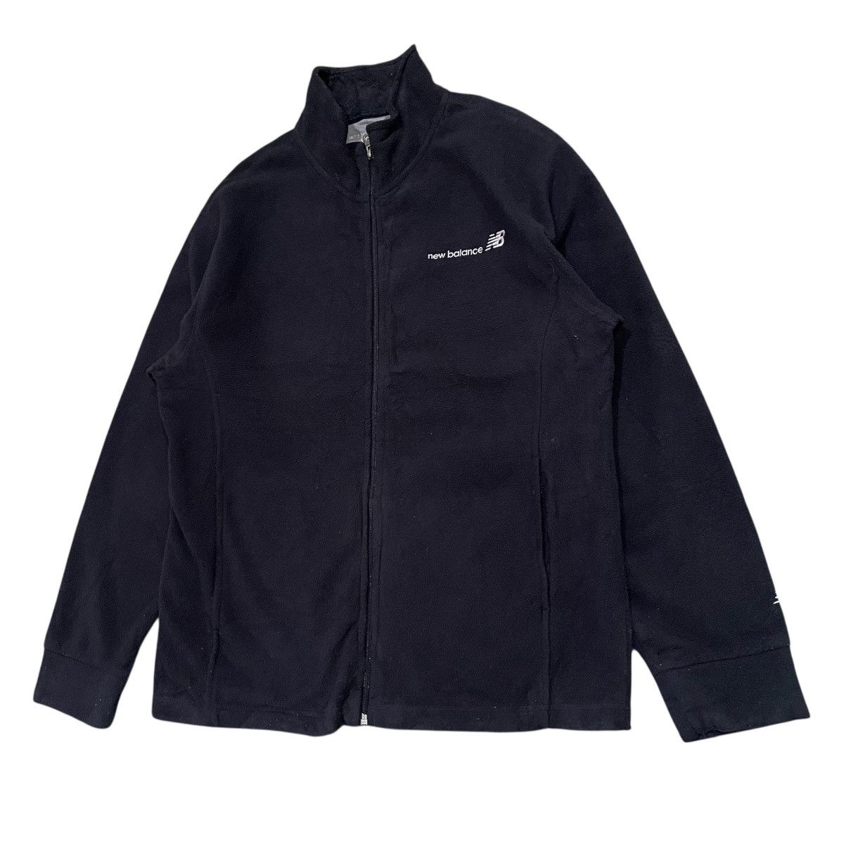 New Balance Y2K New Balance Embroidered Logo Fleece Jacket Size US L / EU 52-54 / 3 - 3 Thumbnail