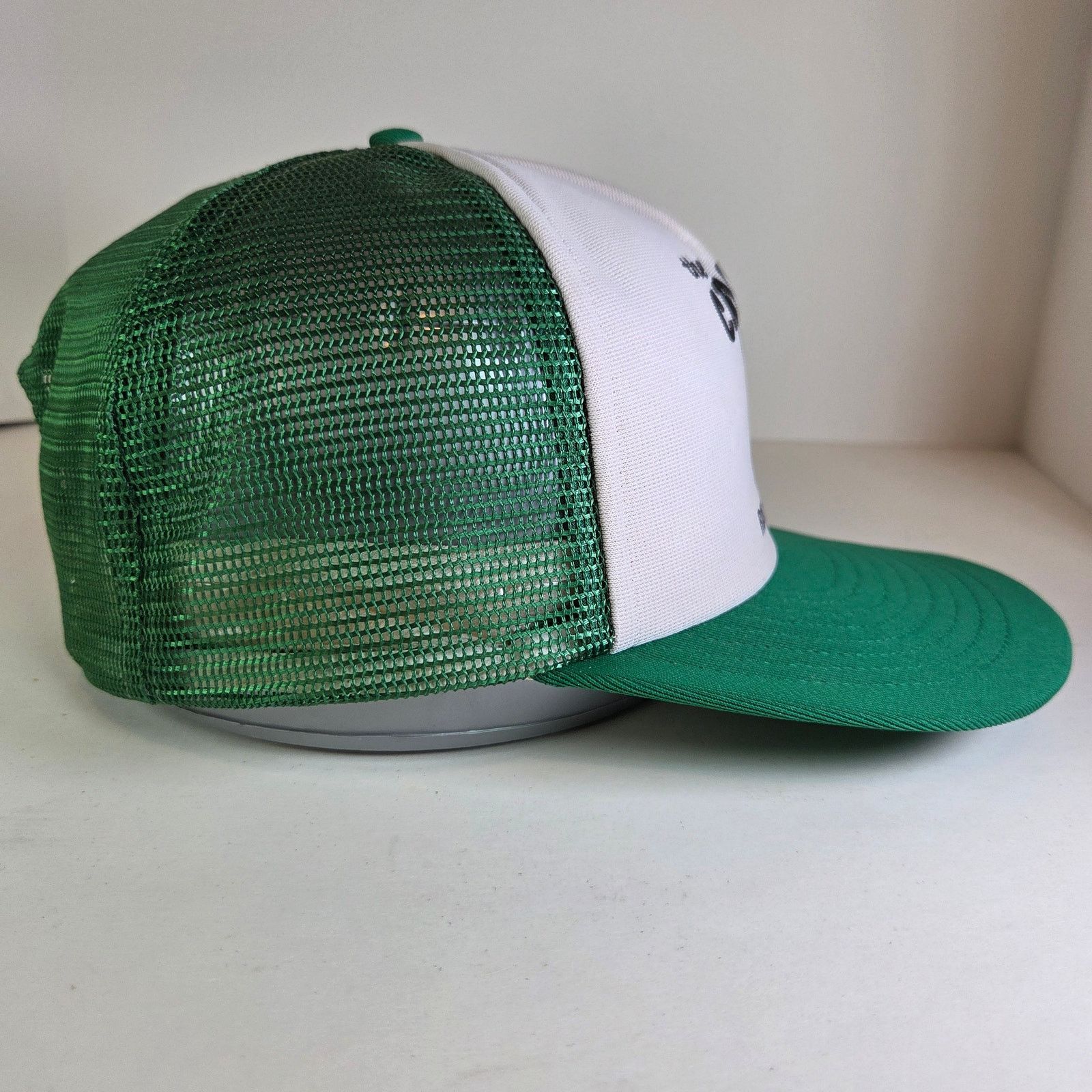 Other Vintage The Cricket Trucker Hat Rock Creek MN Green White Size ONE SIZE - 2 Thumbnail