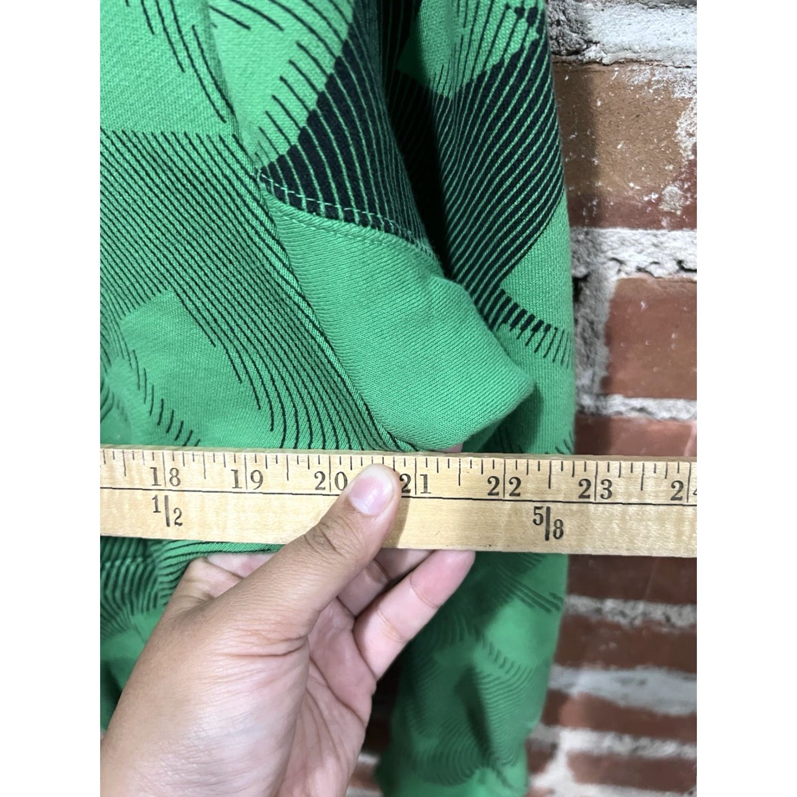 Adidas Adidas Hoodie Men's S Green Logo Fleece Sweatshirt Regular Size Size US S / EU 44-46 / 1 - 4 Thumbnail