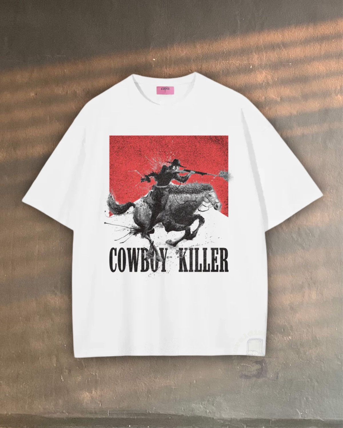 Copes copes x Slug Christ Cowboy Killer T-Shirt Size US XL / EU 56 / 4 - 1 Thumbnail