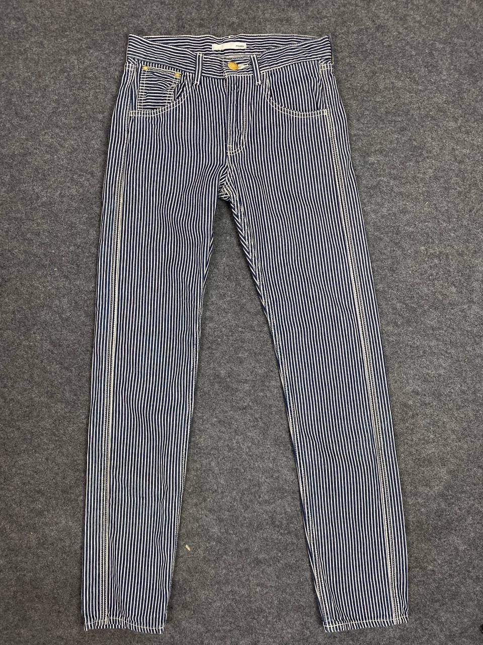 Japanese Brand moussy japanese brands hickory striped denim nice design Size US 30 / EU 46 - 5 Thumbnail