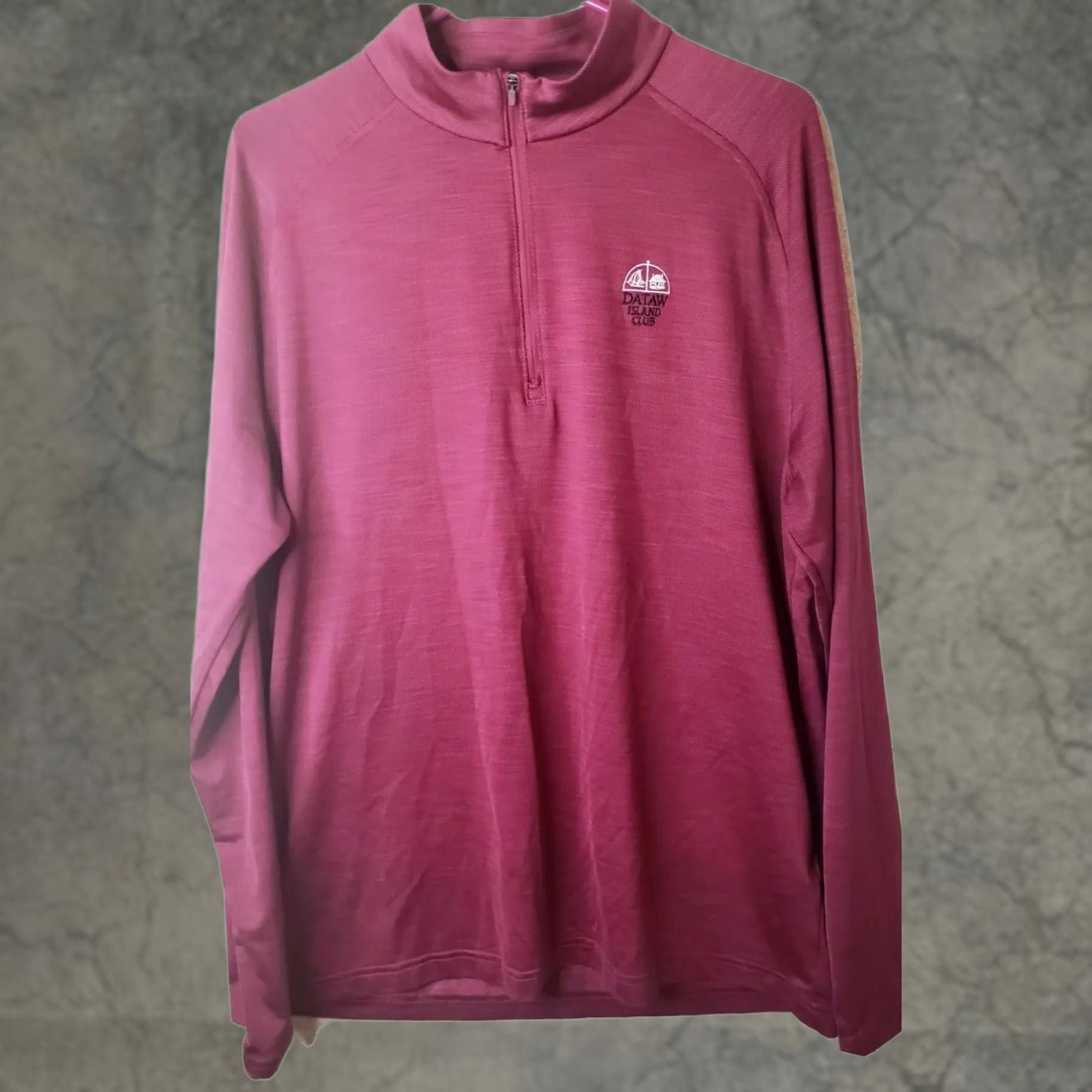 Under Armour Under Armour Shirt Mens Large 1/4 Zip High Neck Running Workout Loose Fit Red Size US L / EU 52-54 / 3 - 1 Thumbnail