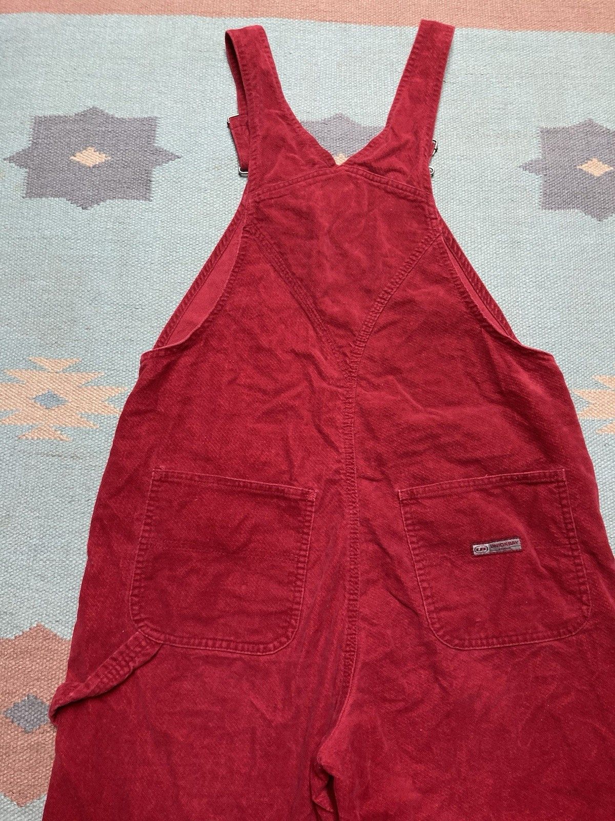 Vintage Union bay overalls jeans velour soft cotton y2k skater small Size US 34 / EU 50 - 8 Thumbnail
