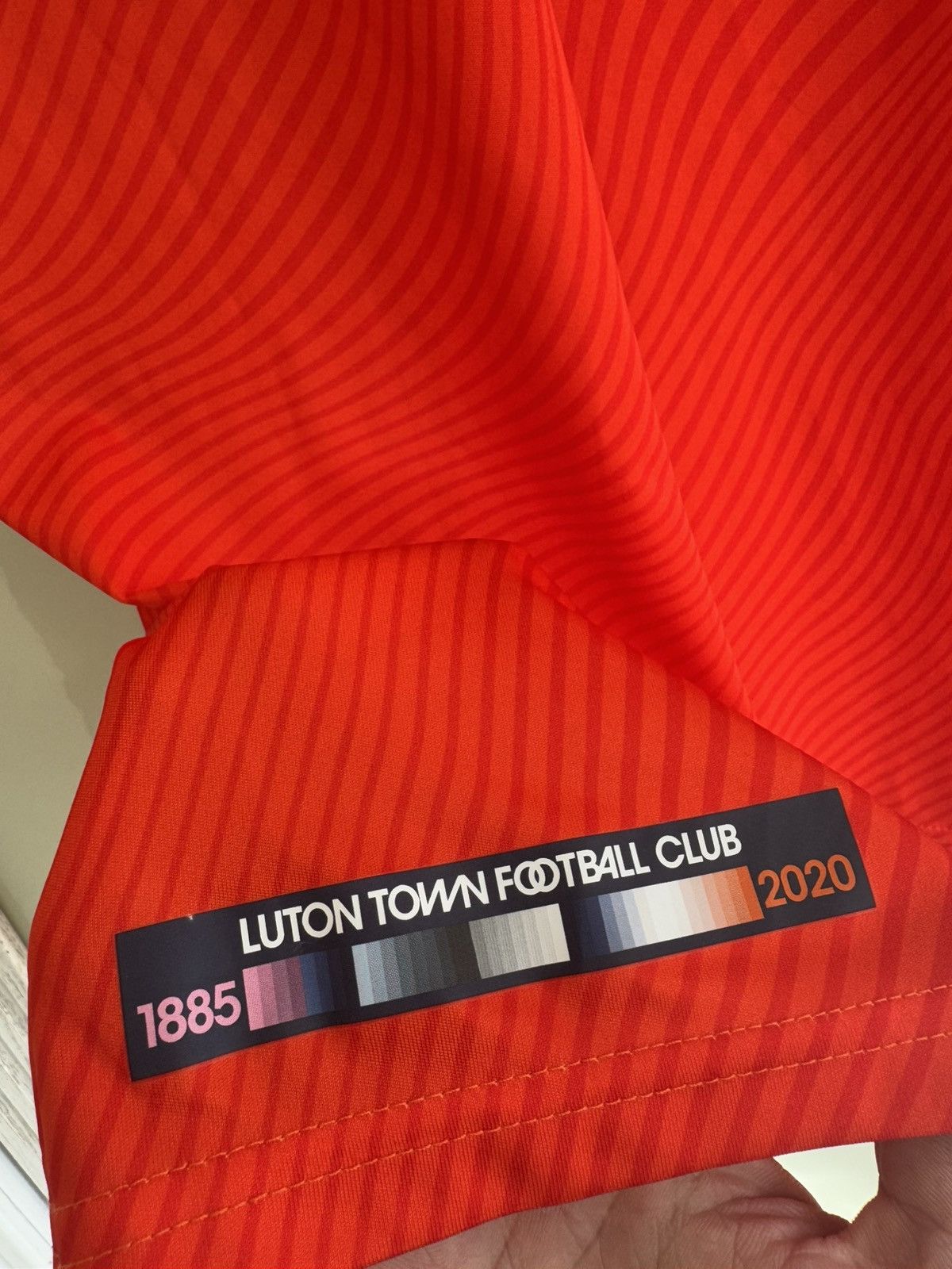 Puma Luton Town 2019-2020 Home Soccer Jersey Football Kit Shirt Size US XXL / EU 58 / 5 - 7 Thumbnail