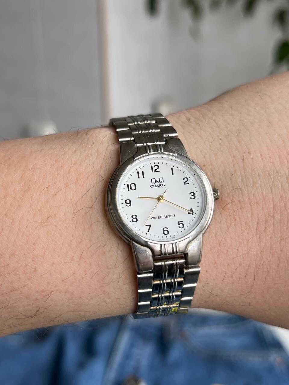 Japanese Brand × Vintage Vintage Japanese style futuristic Steel Watch Q&Q Chrome 00s Size ONE SIZE - 1 Thumbnail