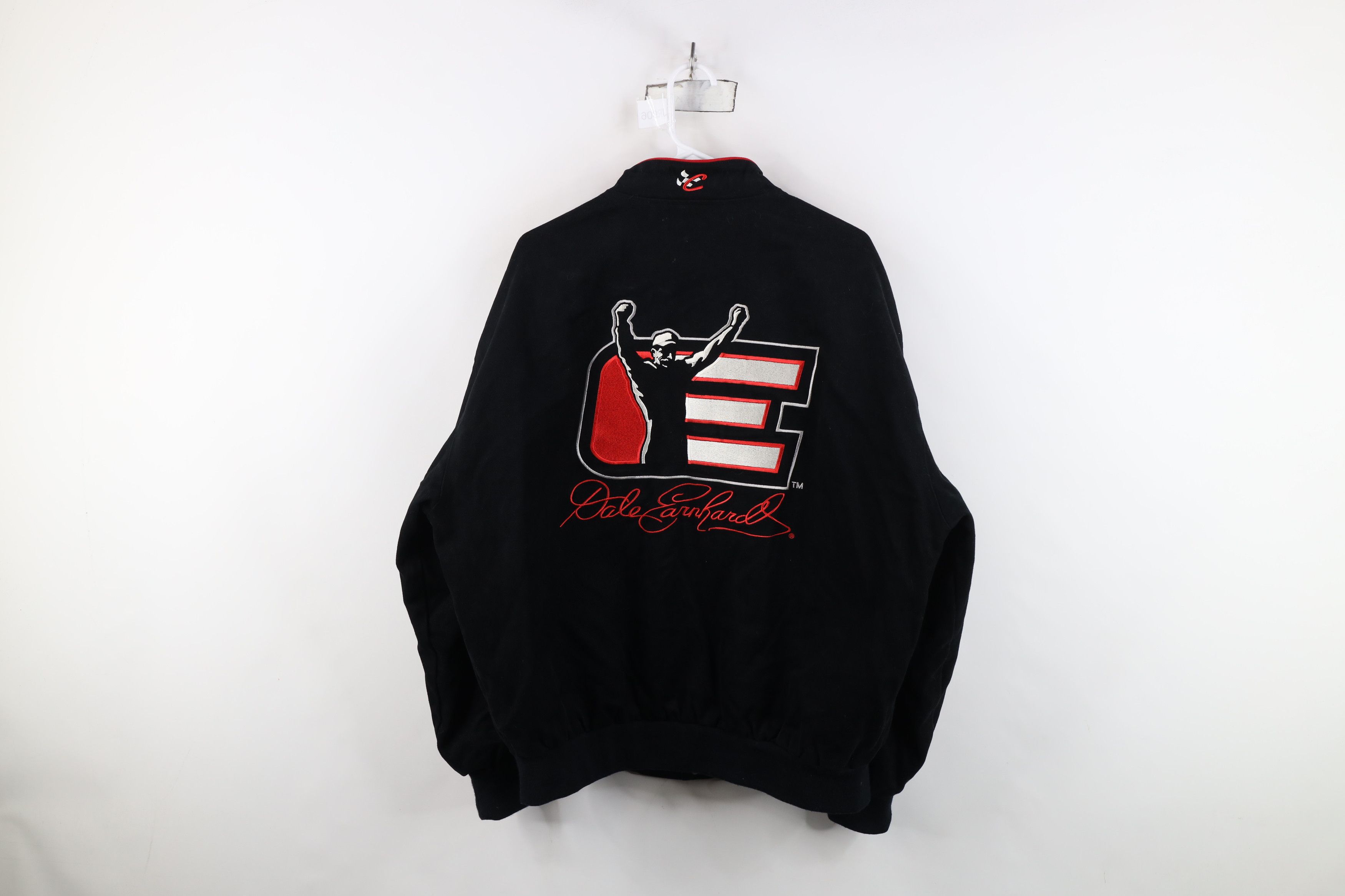 Vintage Vintage 90s NASCAR Earnhardt Racing Pit Crew Jacket Black Size US XL / EU 56 / 4 - 16 Thumbnail