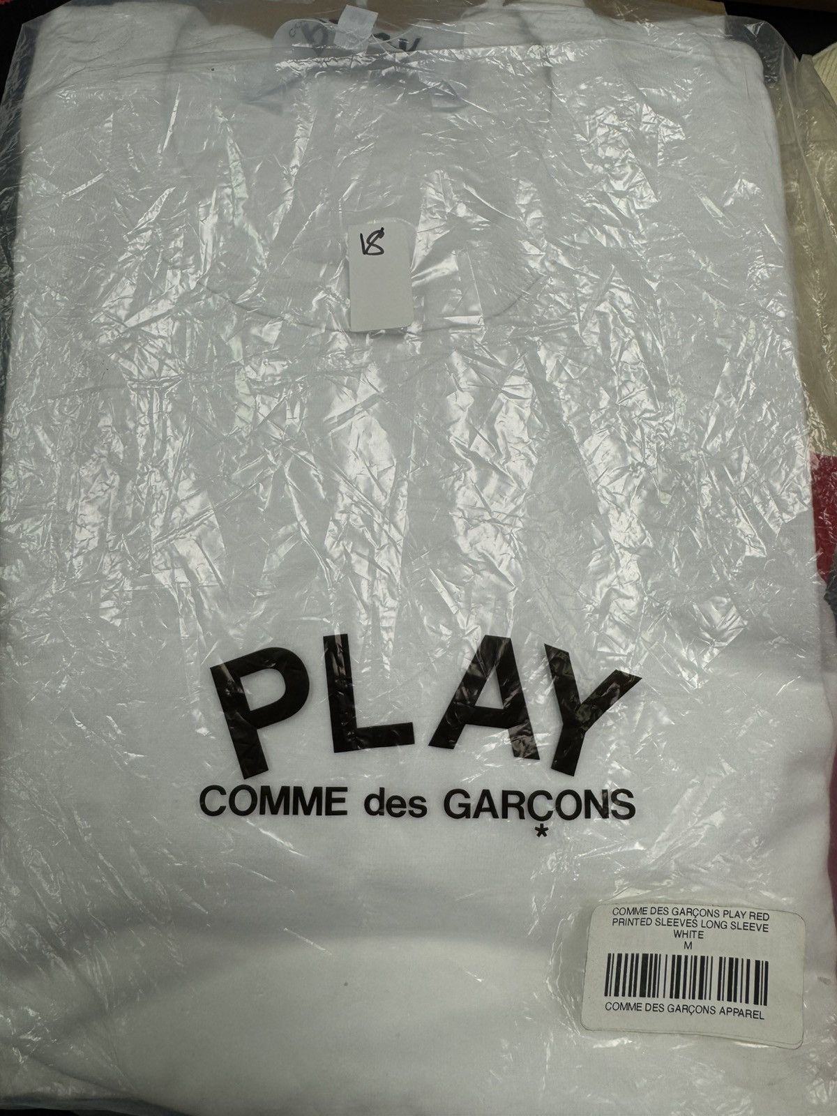 Comme des Garcons Comme Des Garçons PLAY Play Red Printed Sleeves Size US M / EU 48-50 / 2 - 4 Thumbnail