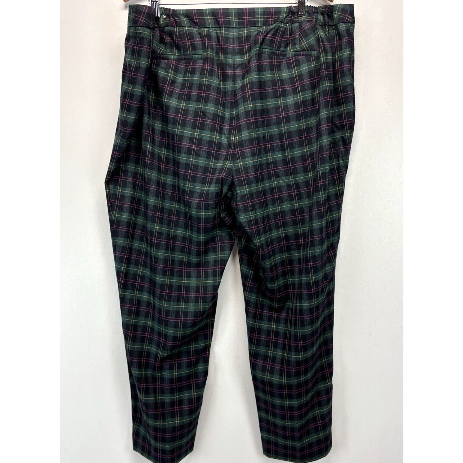 Talbots VINTAGE? No. Talbots Hampshire Ankle Wool Blend Pants Plaid Tartan Plus 22W Women Size 40" / US 18 - 3 Thumbnail