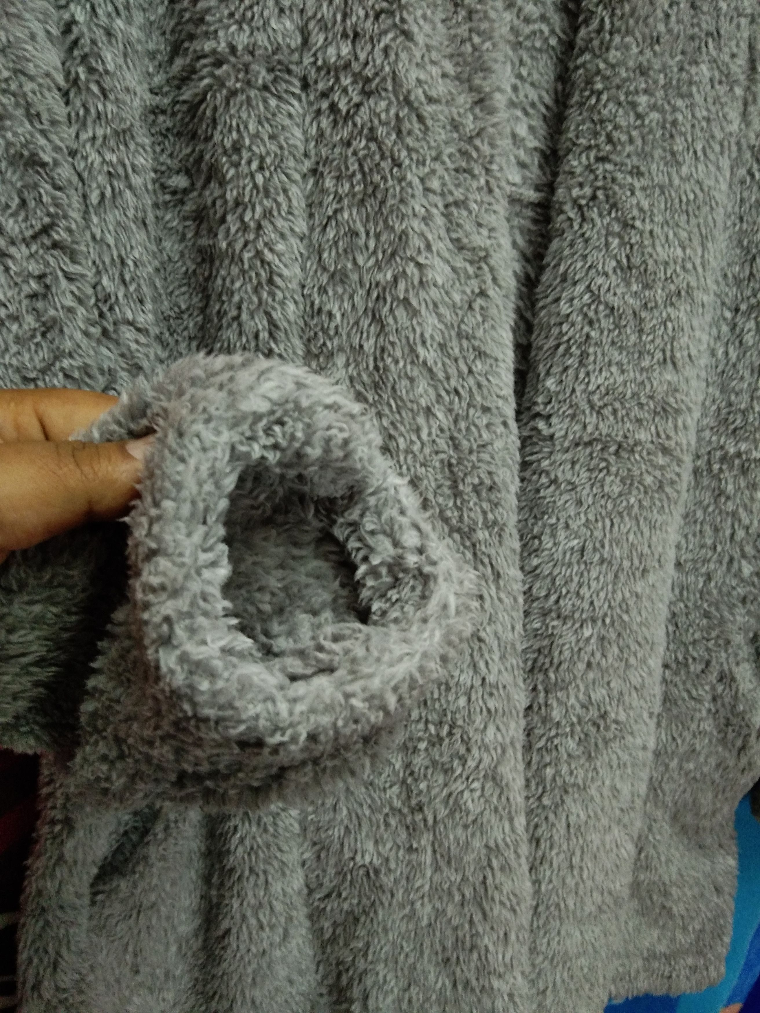 Japanese Brand × MOUSSY AZUL SOFT AND FLUFFY BUTTONLESS JACKET Size ONE SIZE - 6 Thumbnail