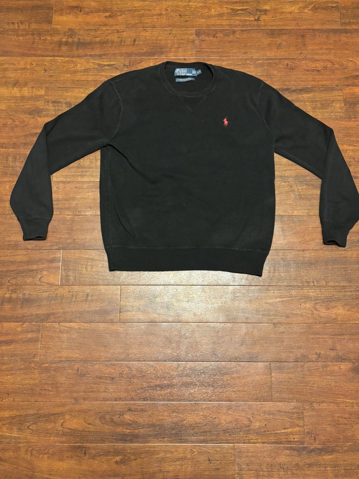 Polo Ralph Lauren Black Polo Sweatshirt with Red Pony Size US S / EU 44-46 / 1 - 1 Thumbnail