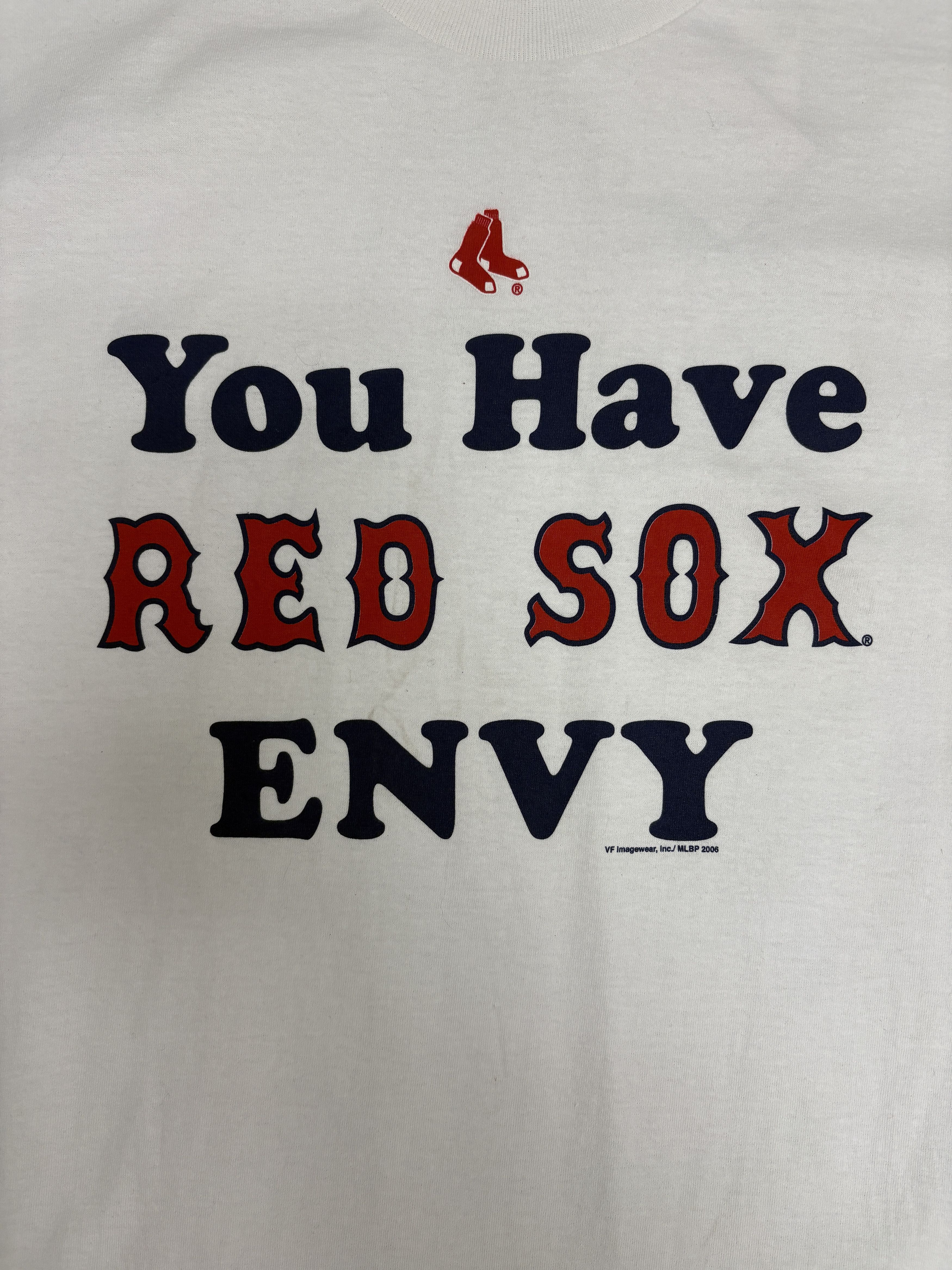 Vintage Boston Red Sox Envy Vintage White T-Shirt Tee Size XL Size US L / EU 52-54 / 3 - 2 Thumbnail