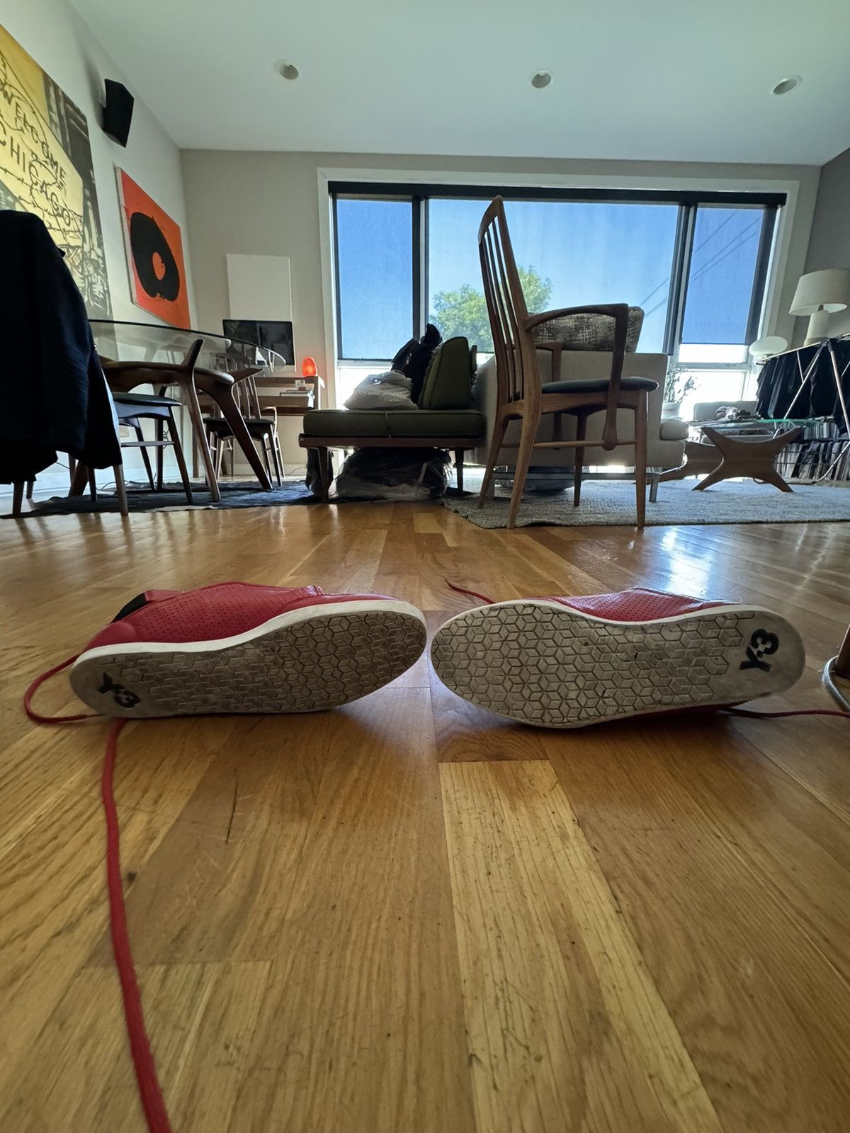 Y-3 Y-3 Red Mid Top Sneaker Size US 10 / EU 43 - 8 Thumbnail
