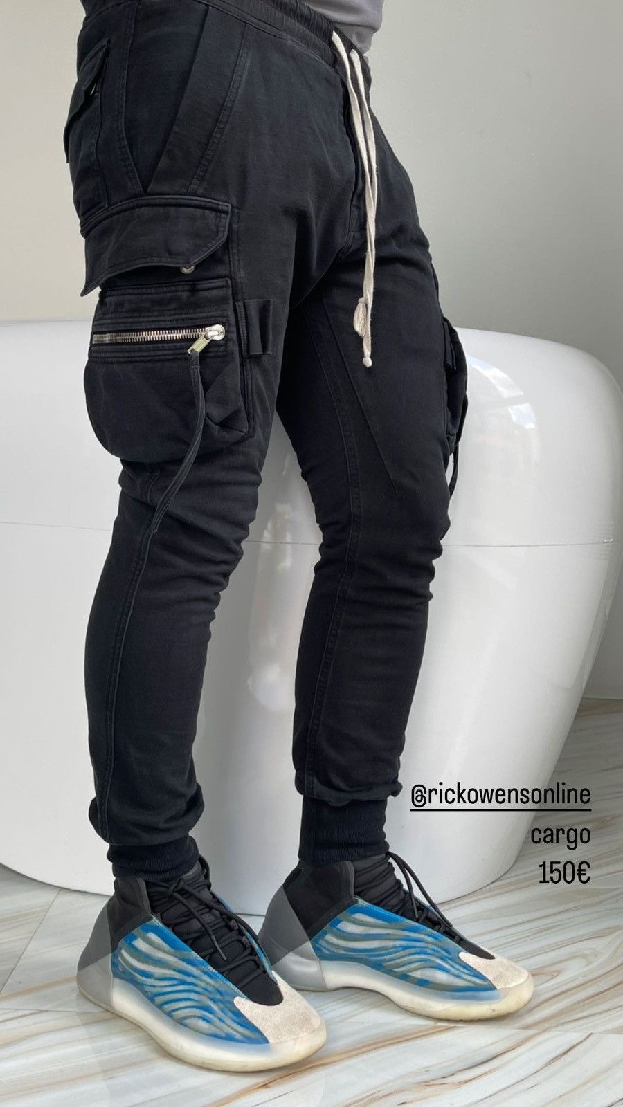 Rick Owens cargo super pants Size US 43 - 2 Thumbnail