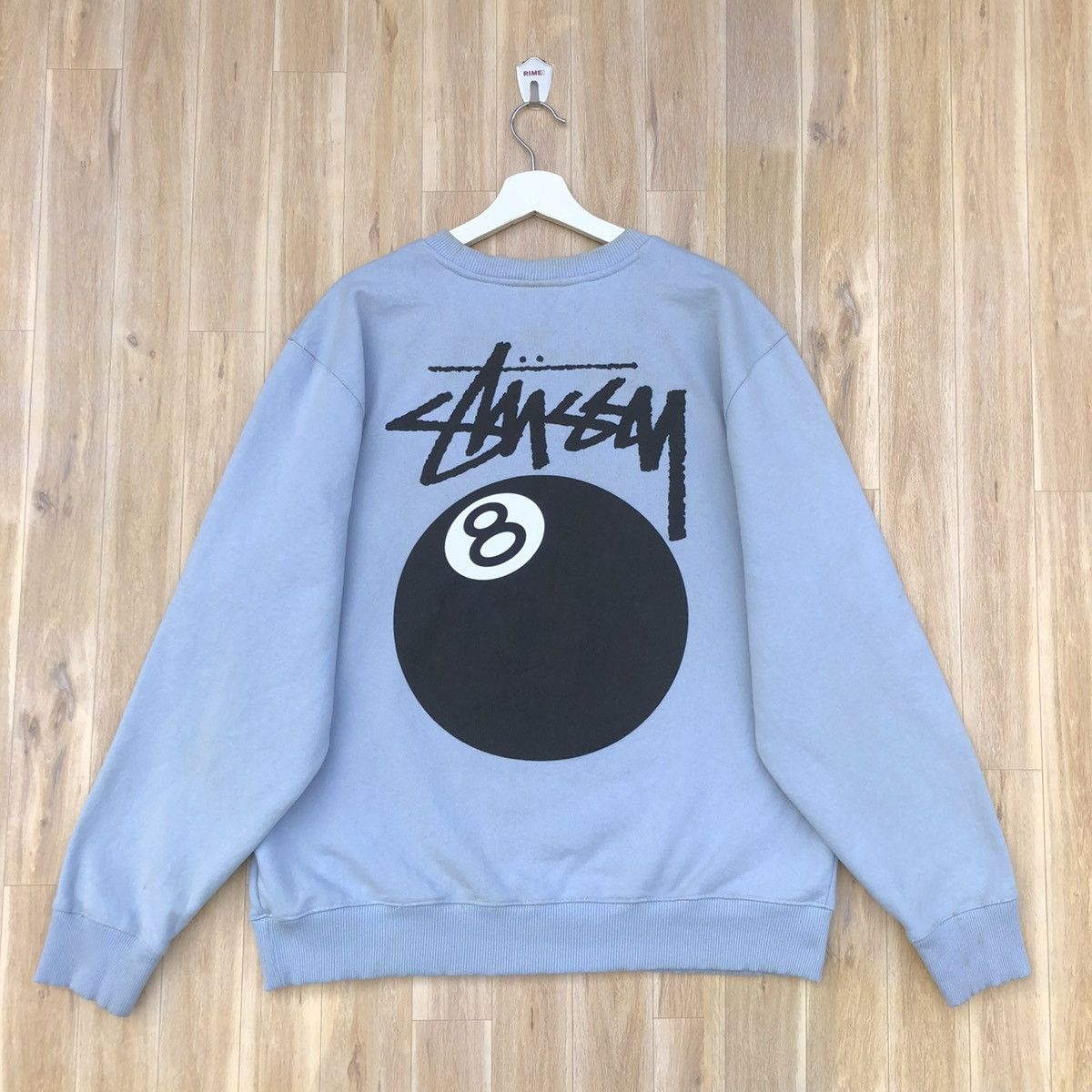 vintage USA製 stussy 8ボール ラグラン M 【公式通販】