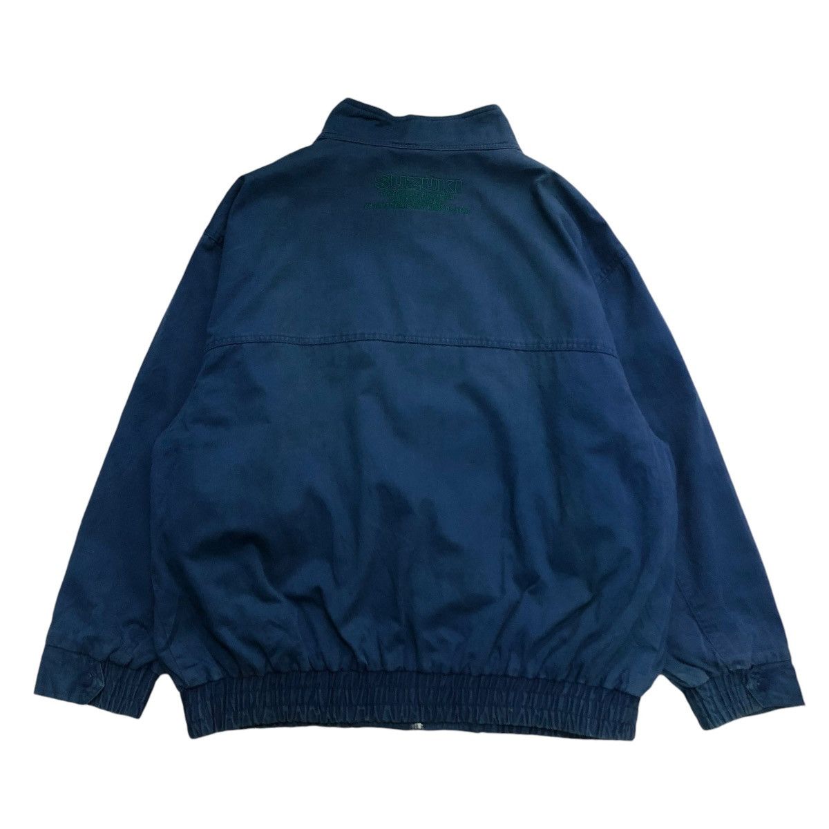 Japanese Brand 🔥VINTAGE BOMBER JACKET SUZUKI BIG LOGO SPELL OUT Size US L / EU 52-54 / 3 - 2 Thumbnail