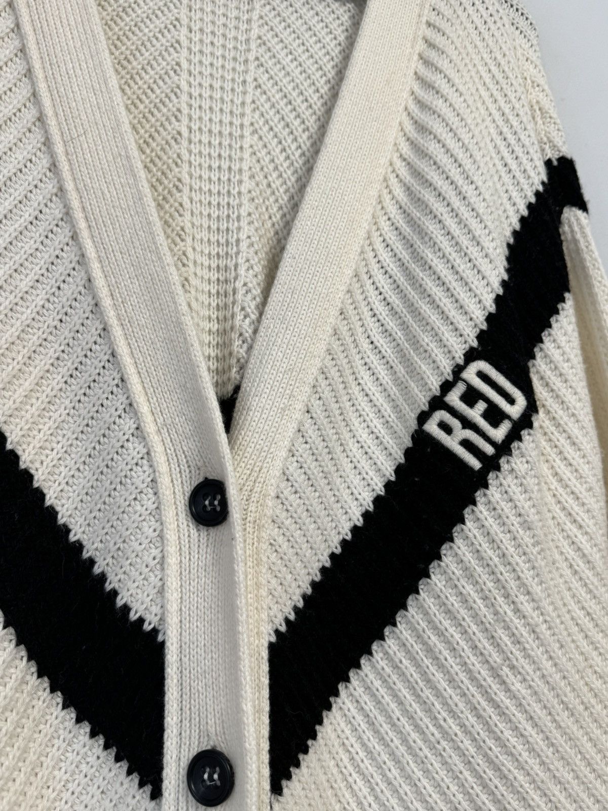 RED Valentino Red Valentino Women’s Knit Cardigan Sweater V-Neck Button Size S / US 4 / IT 40 - 10 Thumbnail