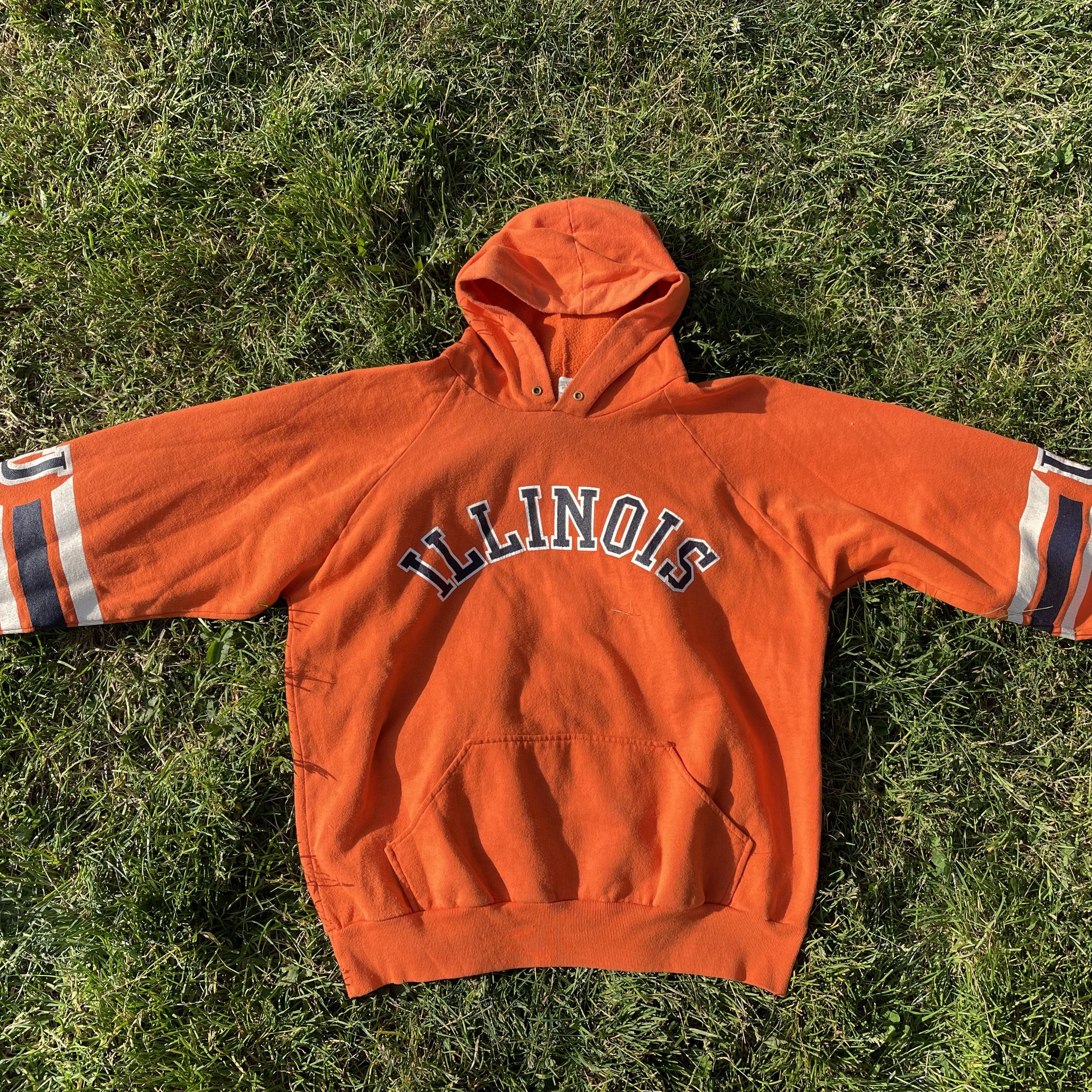 Other Vtg 70s Illinois Fighting Illini Hoodie Raglan Sleeve USA Size US L / EU 52-54 / 3 - 1 Thumbnail