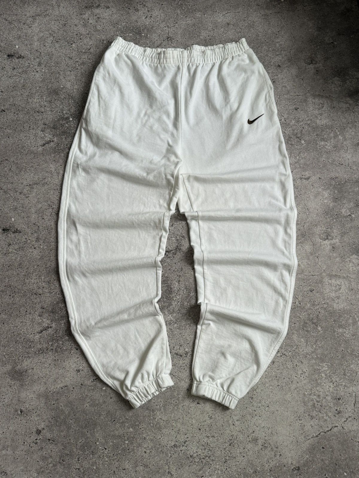 Nike × Vintage Vintage Nike Y2K baggy white oversized sport pants Size US 32 / EU 48 - 6 Thumbnail