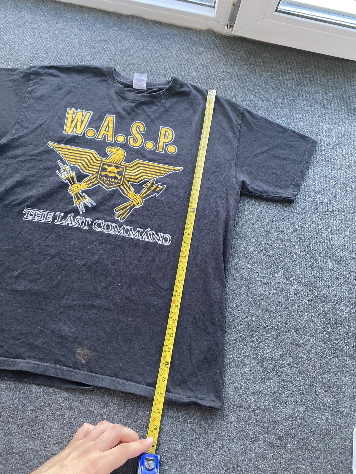 Band Tees 🔥W.A.S.P. Rock band punk “the last command” black tee Size US L / EU 52-54 / 3 - 9 Thumbnail