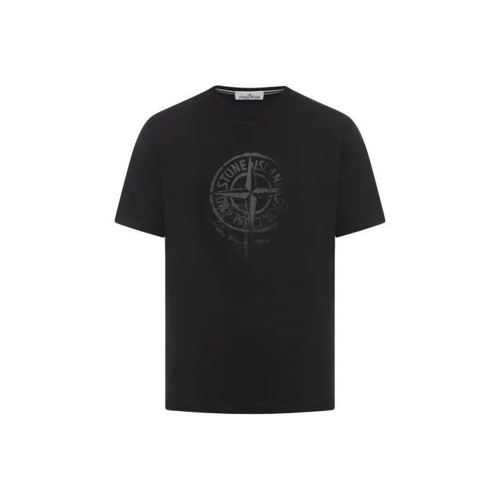 Stone Island Stone Island Black Compass Logo TShirt -2506 Size US XL / EU 56 / 4 - 1 Thumbnail
