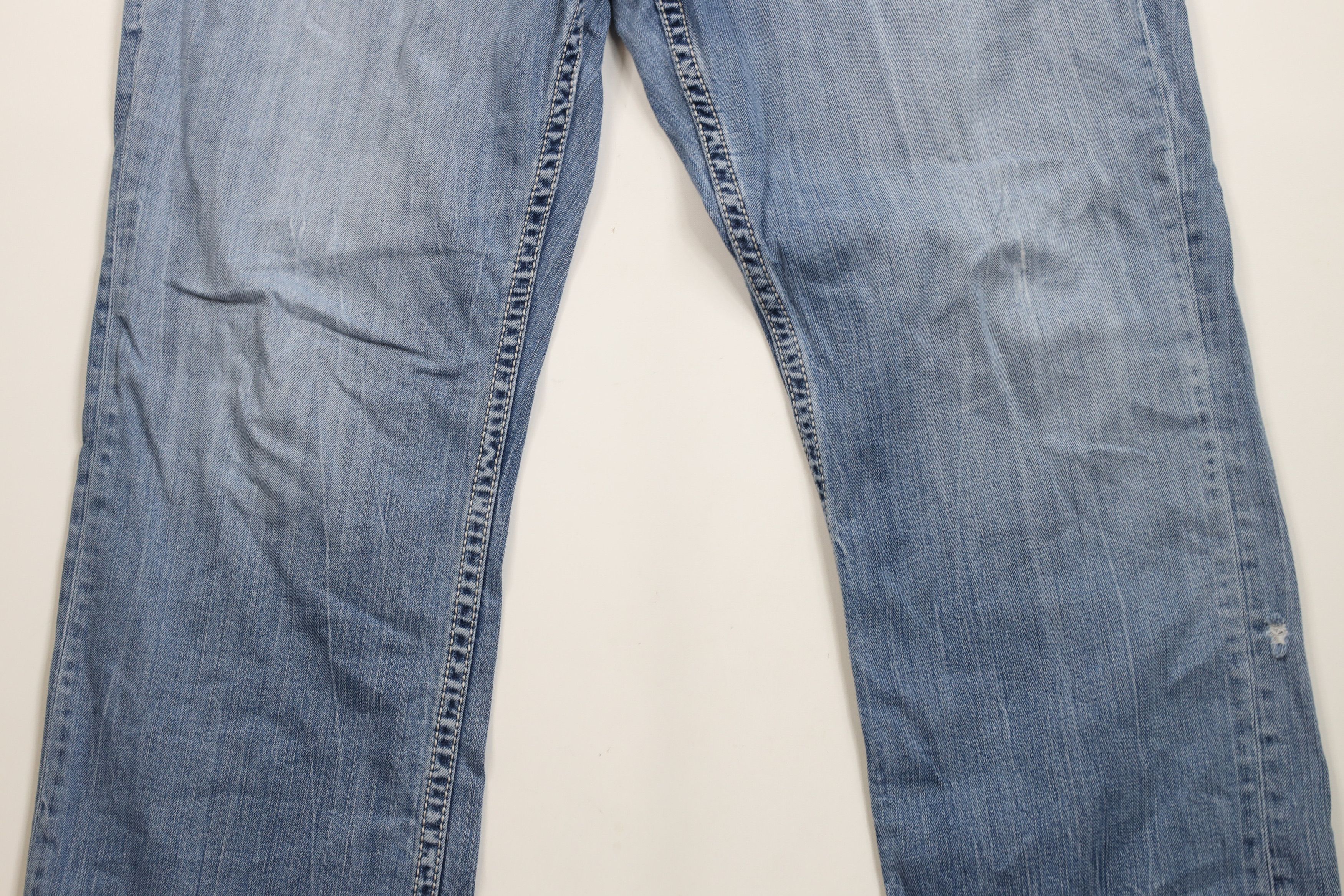 Vintage Buckle BKE Thick Stitch Stretch Tyler Straight Leg Jeans Size US 36 / EU 52 - 3 Thumbnail