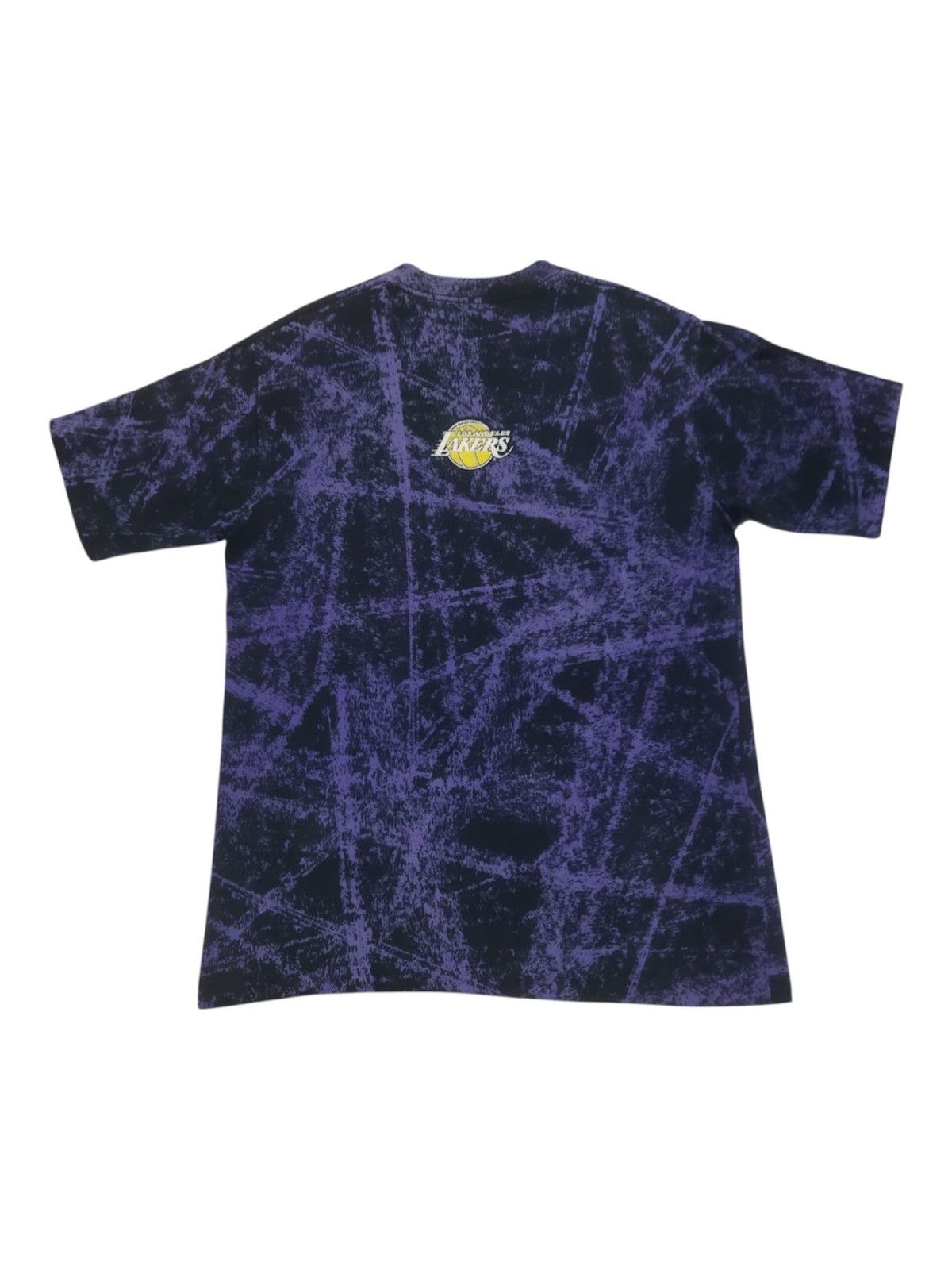 Salem Sportswear Vintage 1990s NBA Lakers All Over Print T Shirt Size US L / EU 52-54 / 3 - 2 Thumbnail