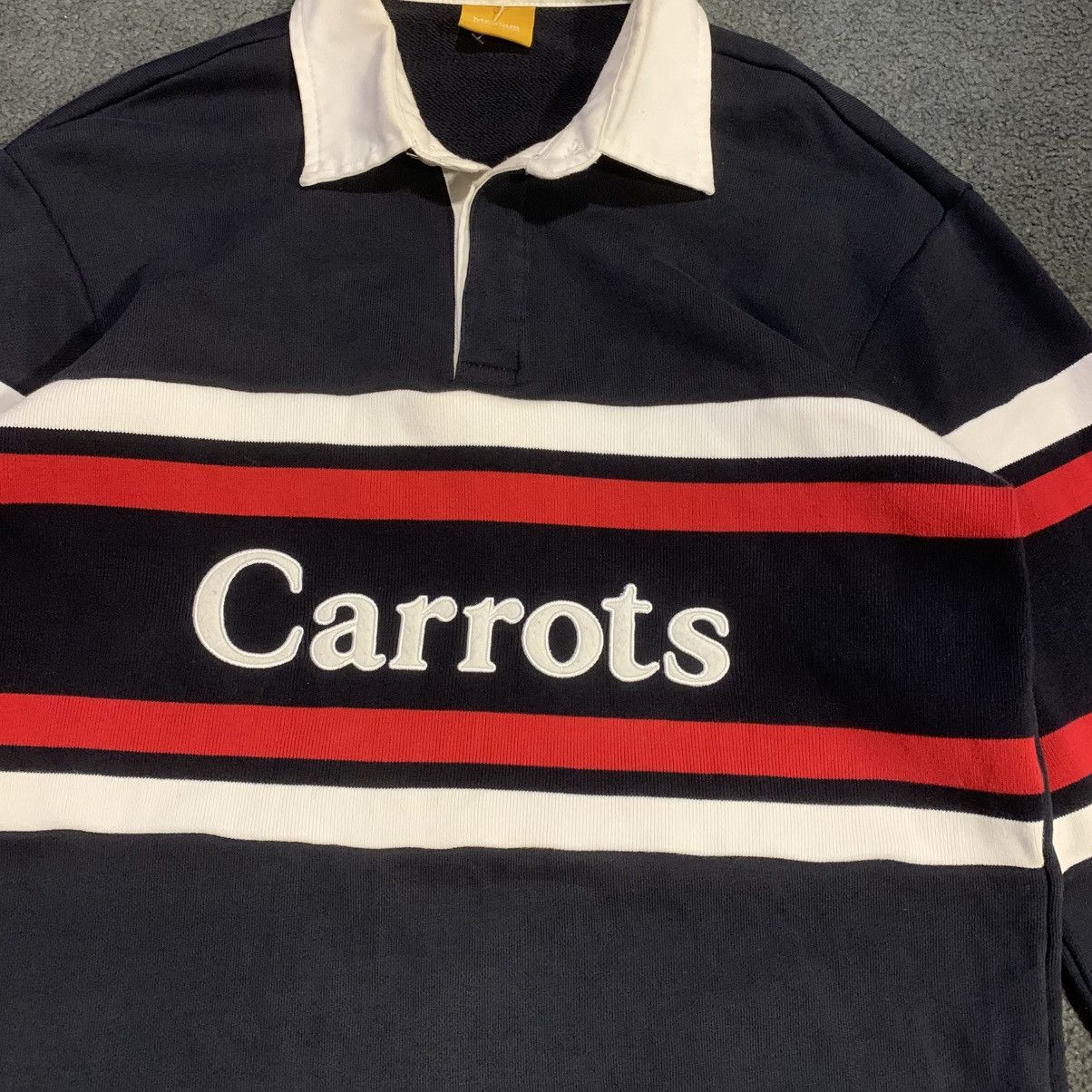 Carrots by Anwar Carrots CARROTS BY ANWAR CARROTS WORDMARK STRIPED RUGBY SHIRT Size US M / EU 48-50 / 2 - 3 Thumbnail