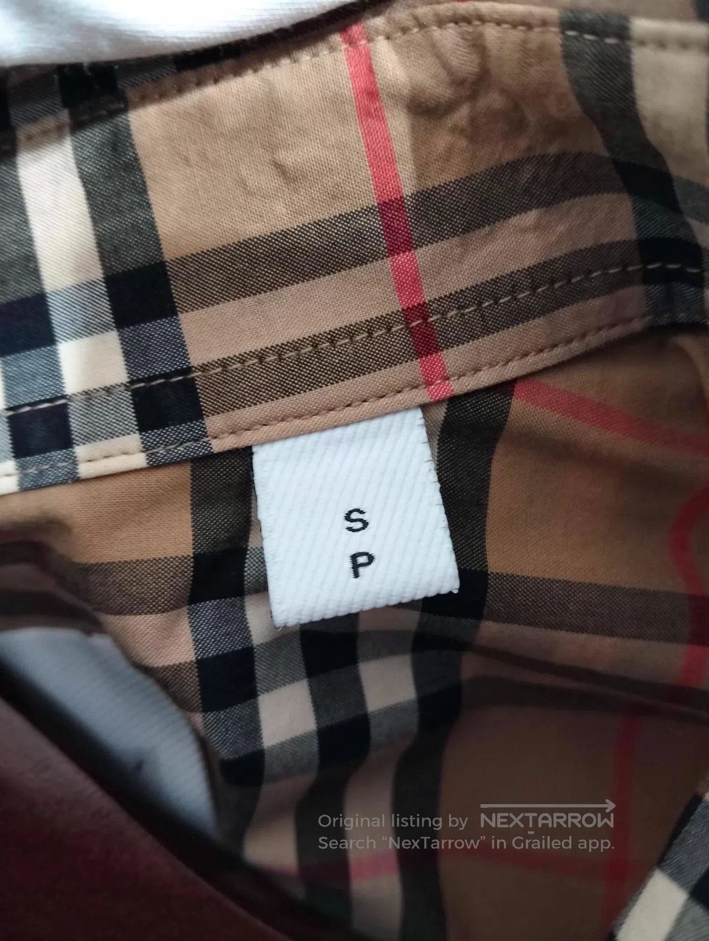 Burberry Beige Plaid Long Sleeve Button. Size US S / EU 44-46 / 1 - 5 Thumbnail