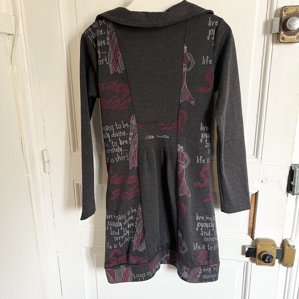 Japanese Brand × Vintage Y2k dress fantasy grunge 2000s like print jpg cdg junya Size M / US 6-8 / IT 42-44 - 4 Thumbnail