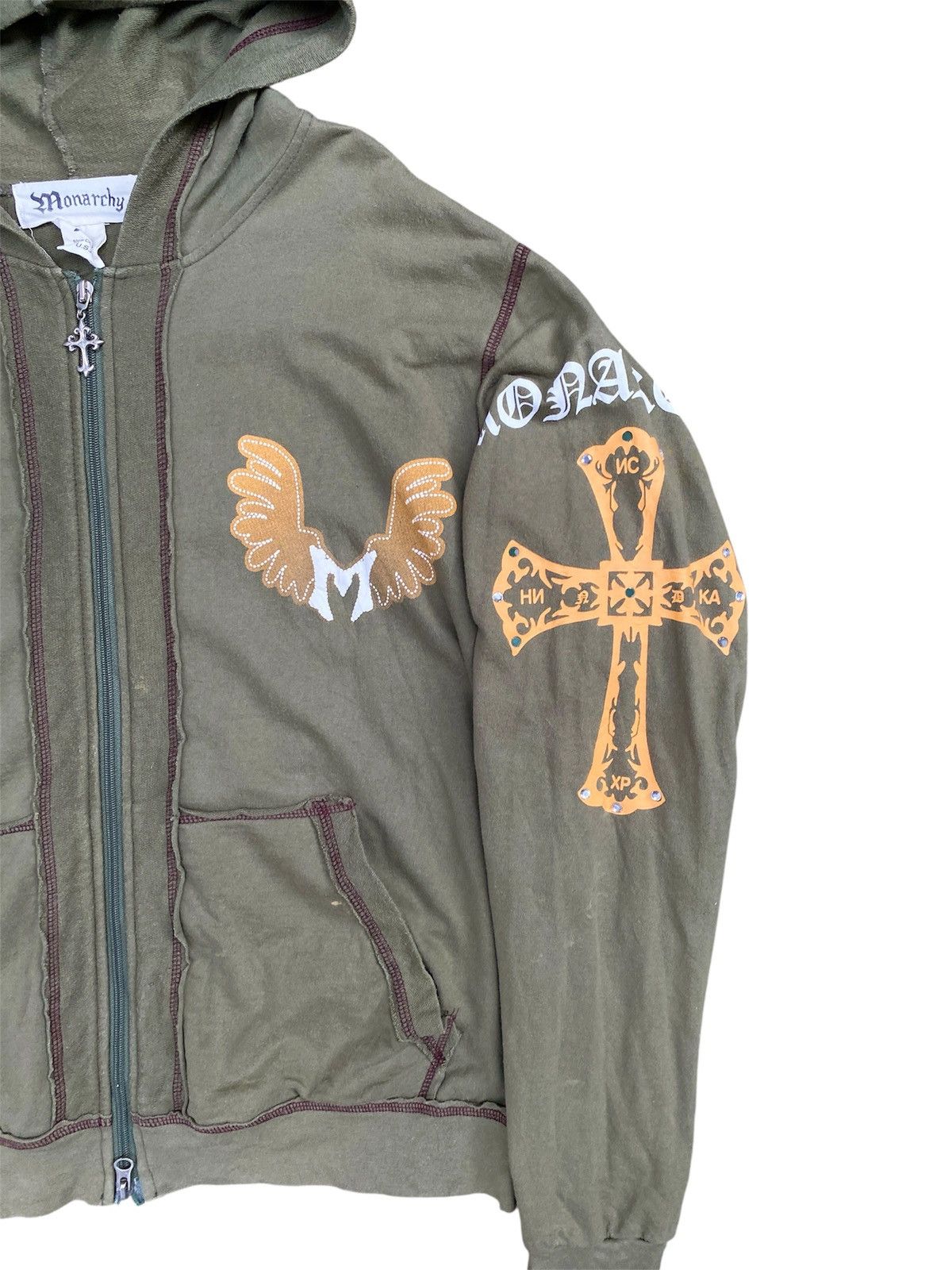 If Six Was Nine Japanese Monarchy Cross CH logo Vkei lgb kmrii style hoodie Size US XL / EU 56 / 4 - 2 Thumbnail