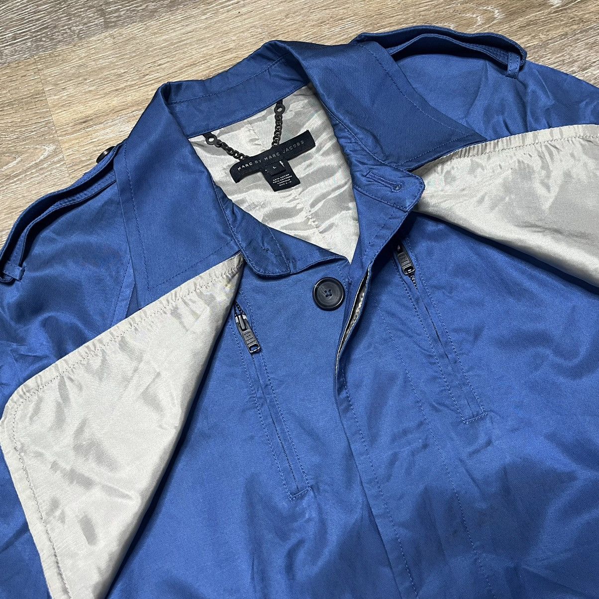Designer × Marc by Marc Jacobs × Vintage y2k blue marc jacobs trench coat Size US L / EU 52-54 / 3 - 3 Thumbnail