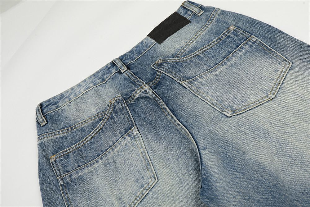 Jean Retro American street loose straight leg washed jeans Size US 32 / EU 48 - 5 Thumbnail