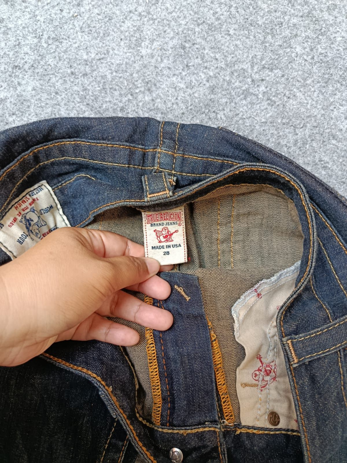 True Religion TRUE RELIGION SECTION STRAIGHT SIZE 28 US Size 28" / US 6 / IT 42 - 4 Thumbnail