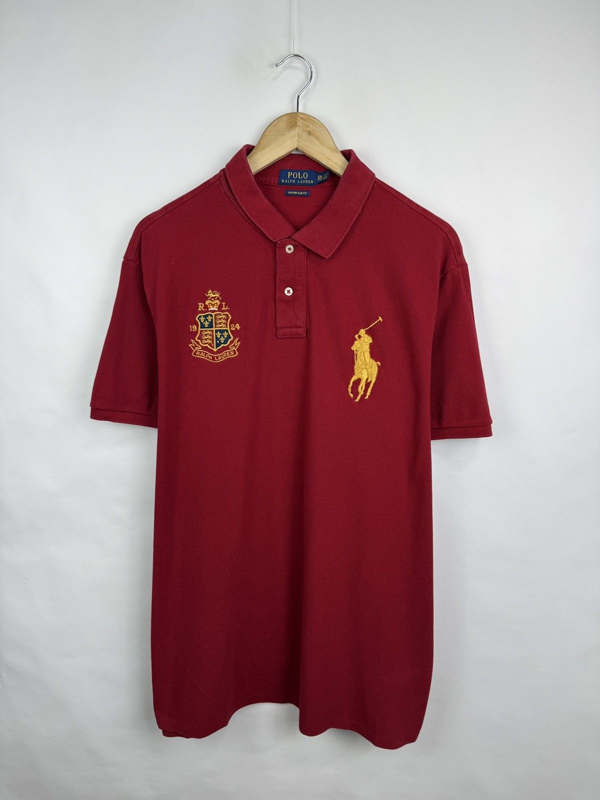 Polo Ralph Lauren 🇬🇧🏉 Polo Ralph Lauren Rugby Custom Slim Fit Polo Chief Keef Size US XXL / EU 58 / 5 - 2 Thumbnail
