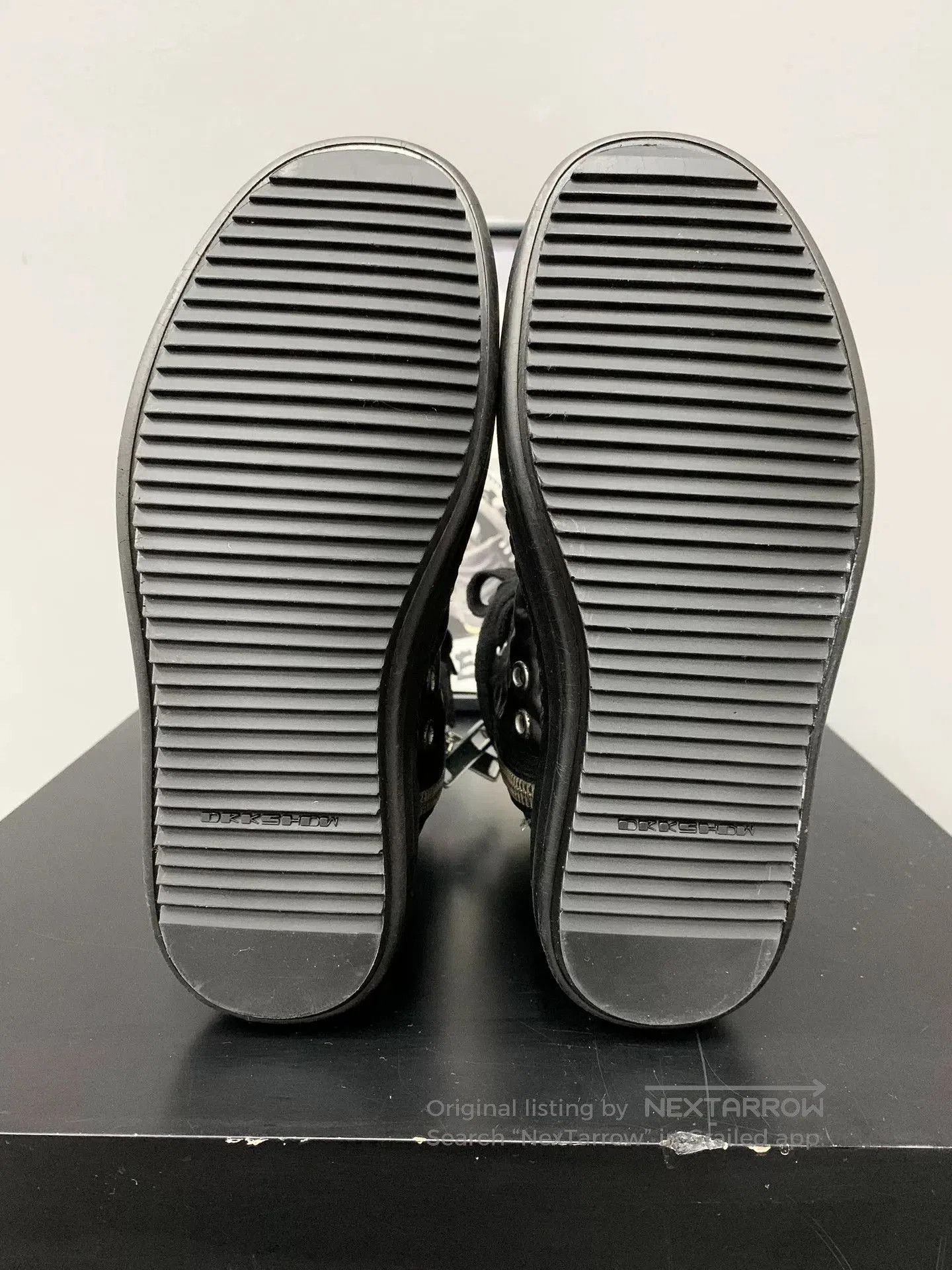 Rick Owens Drkshdw rick owens drkshdw black high-top sneakers. Size US 5.5 / IT 35.5 - 8 Thumbnail