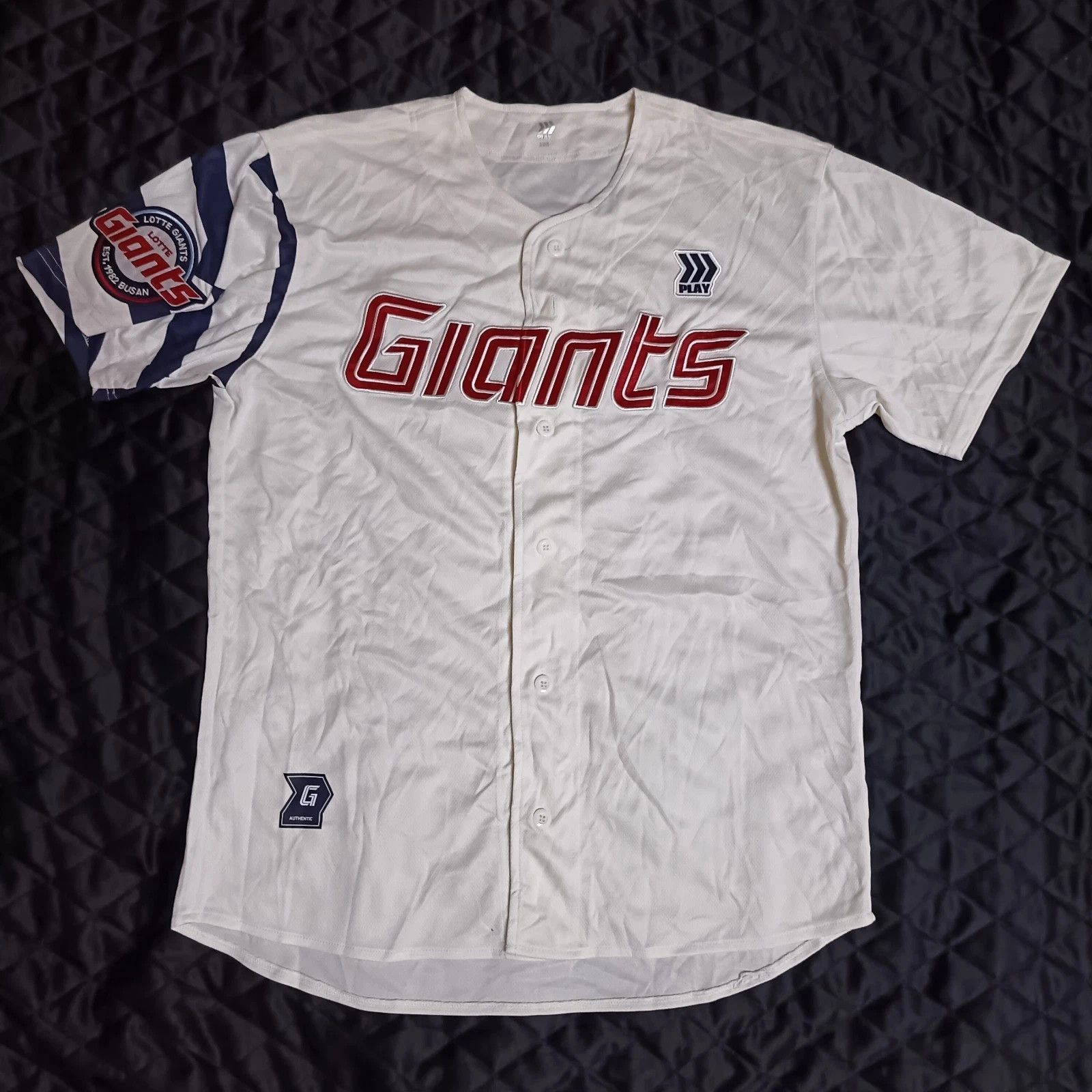 MLB Busan Lotte Giants KBO Korean Baseball Jersey Size US XL / EU 56 / 4 - 1 Thumbnail