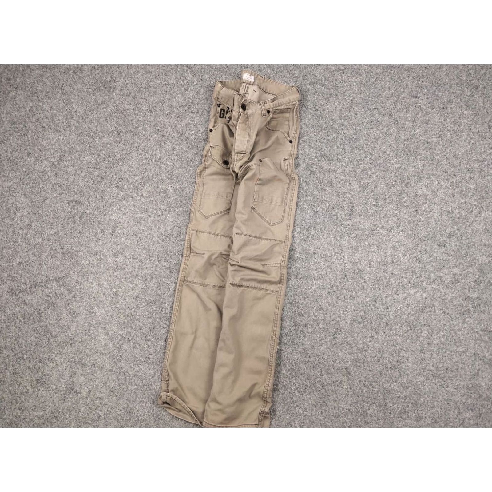 G-Star VINTAGE G-Star RAW 3D TAPERED COJ Dark Beige Canvas Cargo Pants Mens 30 Beige 5-Pocket Cargo 3D Army Stars 3301 Elwood 5620 Size US 30 / EU 46 - 3 Thumbnail