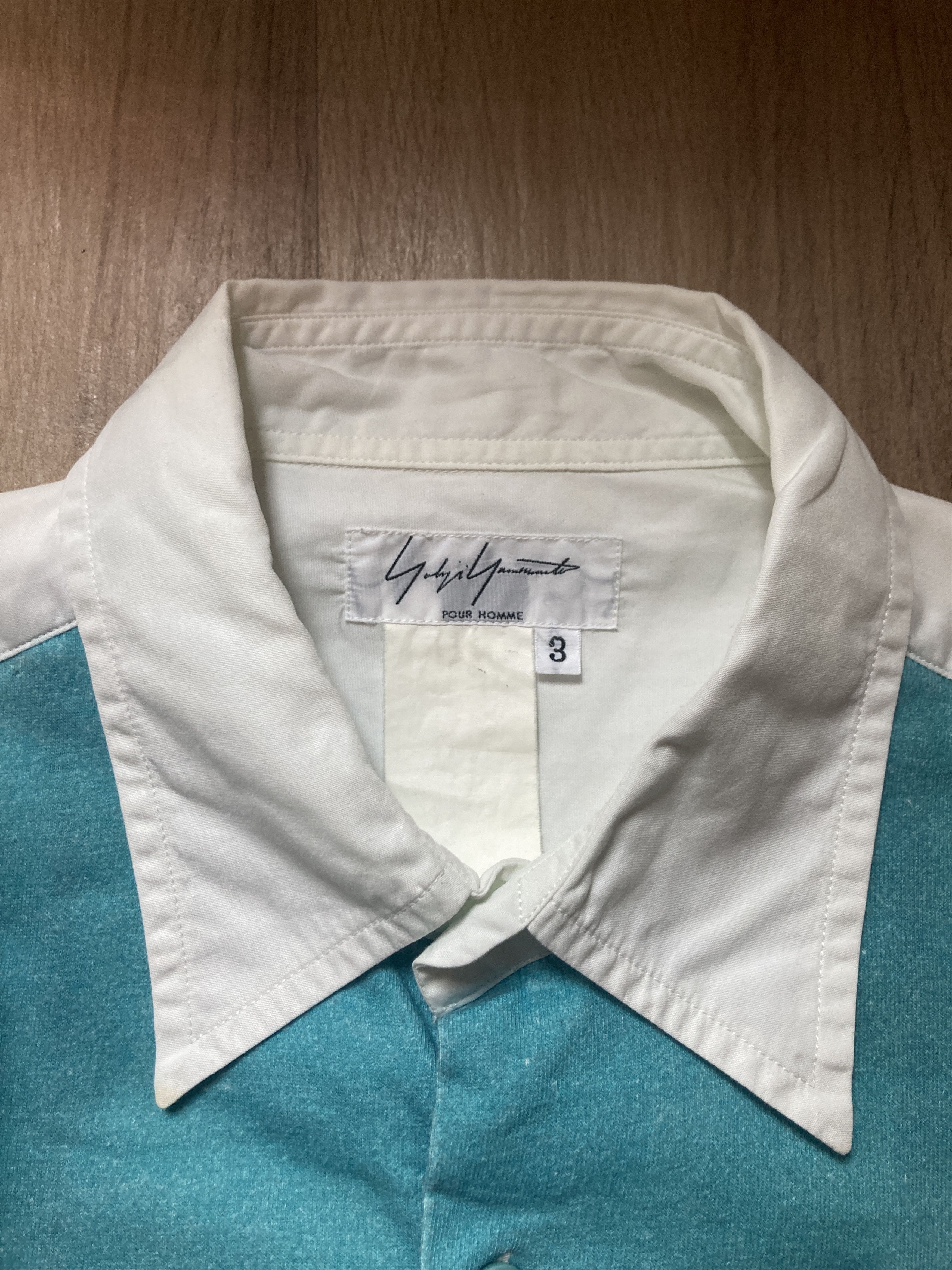 Yohji Yamamoto Yohji Yamamoto Pour Homme SS07 Printed Shirt Size US L / EU 52-54 / 3 - 11 Thumbnail