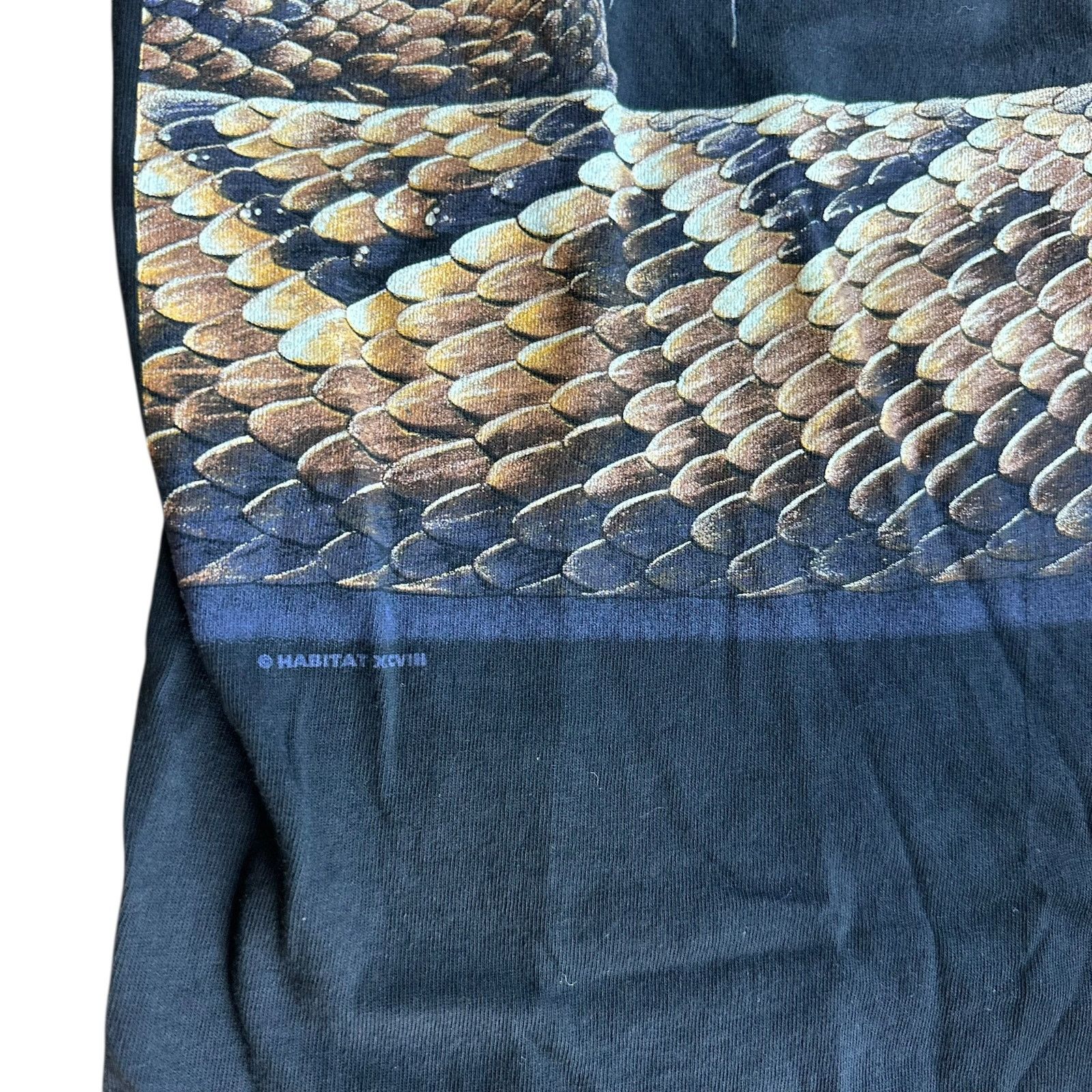 Habitat Vintage Habitat Python Snake Tee Shirt Mens Medium Size US M / EU 48-50 / 2 - 3 Thumbnail