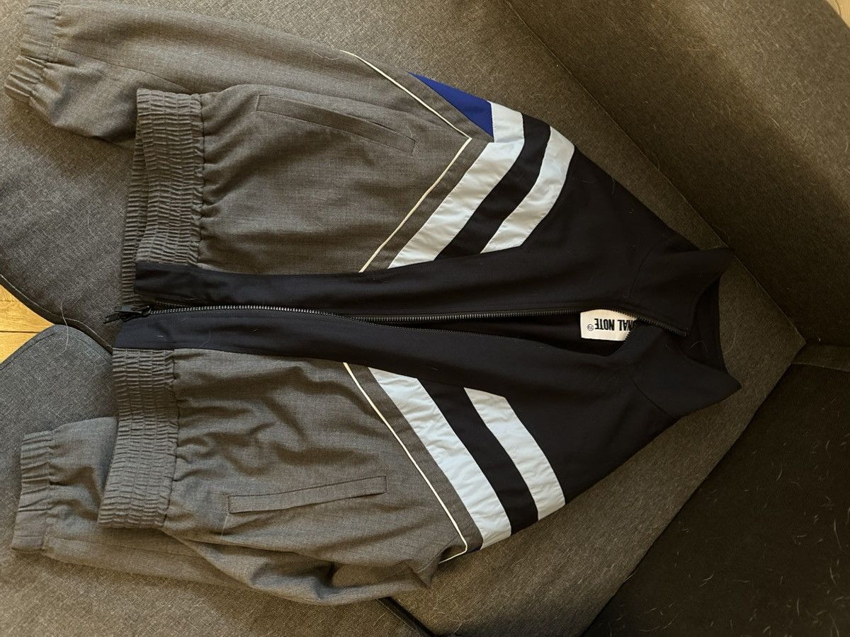 Other A PERSONAL NOTE 73 Gray & Navy Paneled Jacket Size US L / EU 52-54 / 3 - 1 Thumbnail