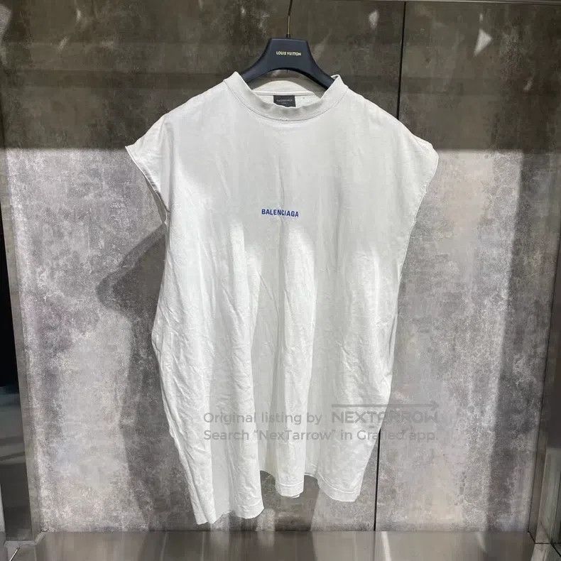 Balenciaga Balenciaga Embroidered Vest Size US XL / EU 56 / 4 - 1 Thumbnail