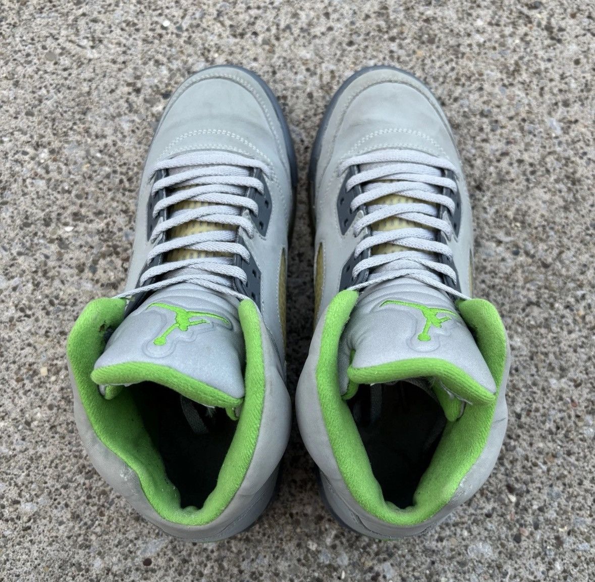 Jordan Brand Size 7-Jordan 5 GS 'Green Bean' 2006 Lightly Worn OG All Size US 7 / EU 40 - 8 Thumbnail