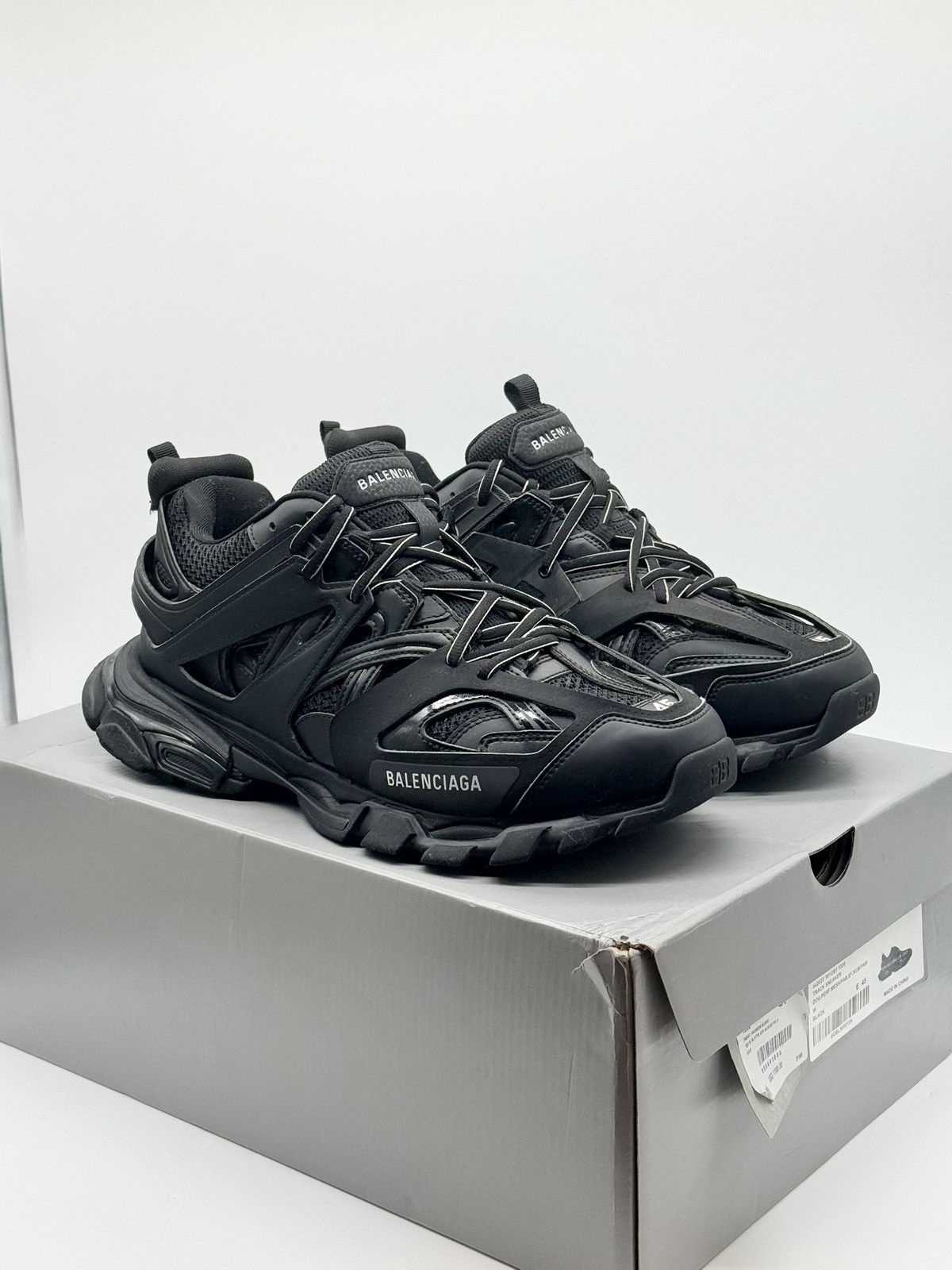 Balenciaga Size 12 - Balenciaga Track Triple Black Size US 12 / EU 45 - 1 Thumbnail