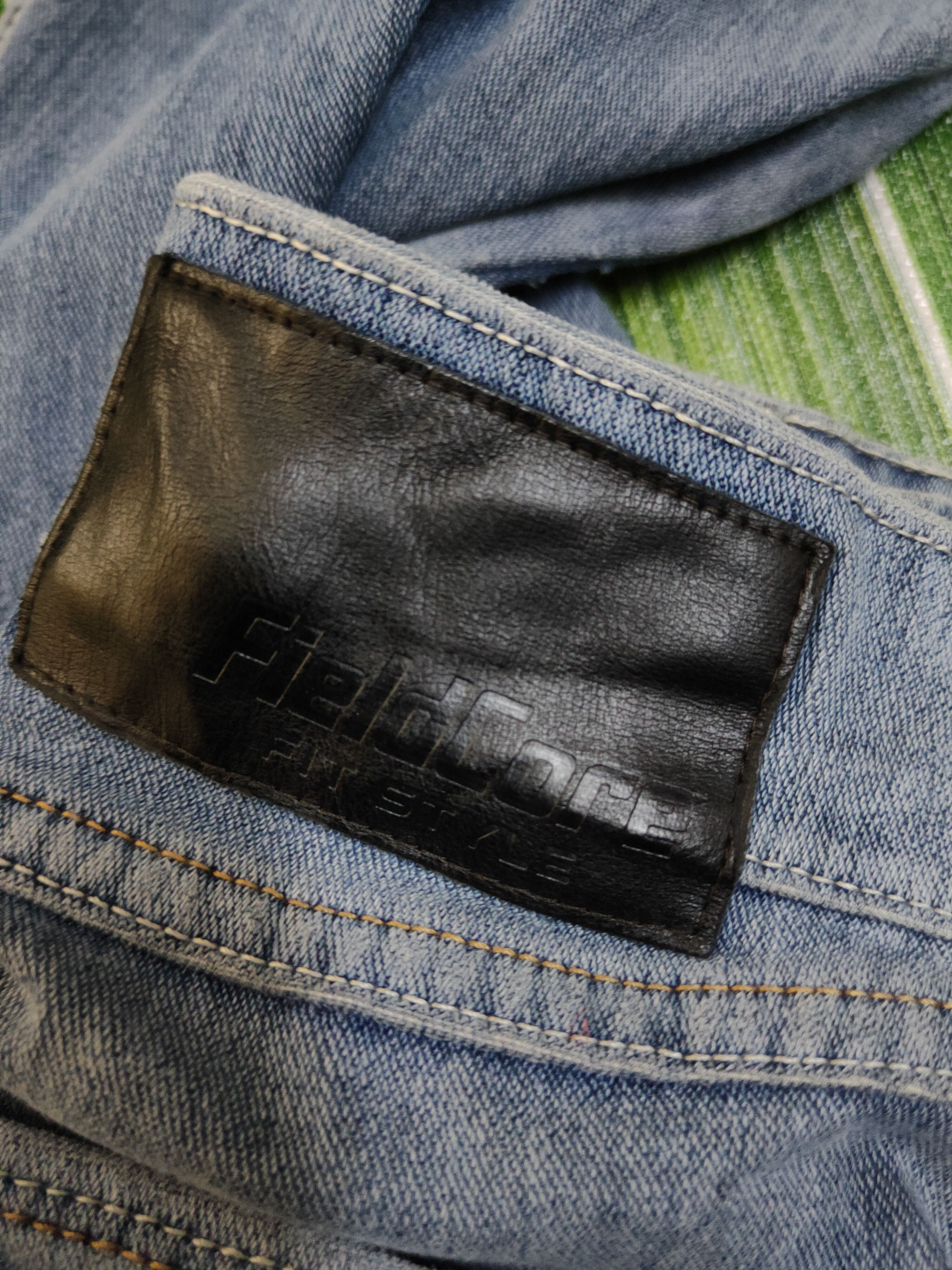 Japanese Brand FieldCore Blue Distressed Ripped Soft denim Jeans #W2057 Size US 30 / EU 46 - 12 Thumbnail