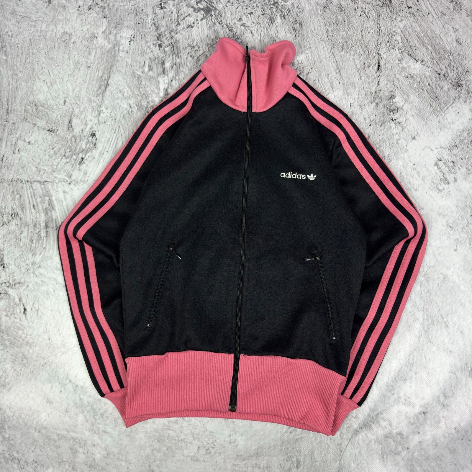Adidas Adidas Women's 3-Striped Trefoil Logo Full Zip Track Jacket Size XXS / US 00 / IT 34 - 2 Thumbnail