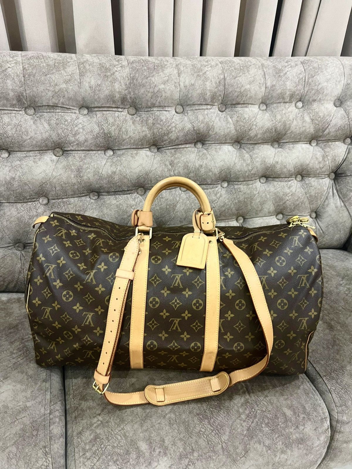 Louis Vuitton LOUIS VUITTON 'KEEPALL 55' Monogram FRANCE SUPERB CONDITION! Size ONE SIZE - 1 Thumbnail