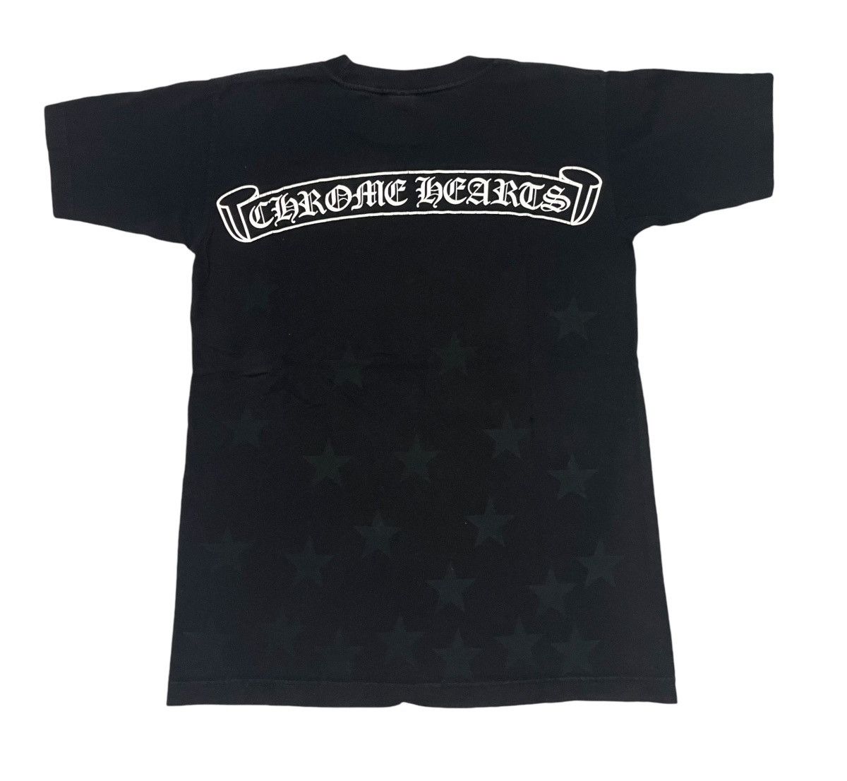 Chrome Hearts VINTAGE CHROME HEARTS STAR SCROLL HORSESHOE LOGO POCKET TEE Size US S / EU 44-46 / 1 - 3 Thumbnail
