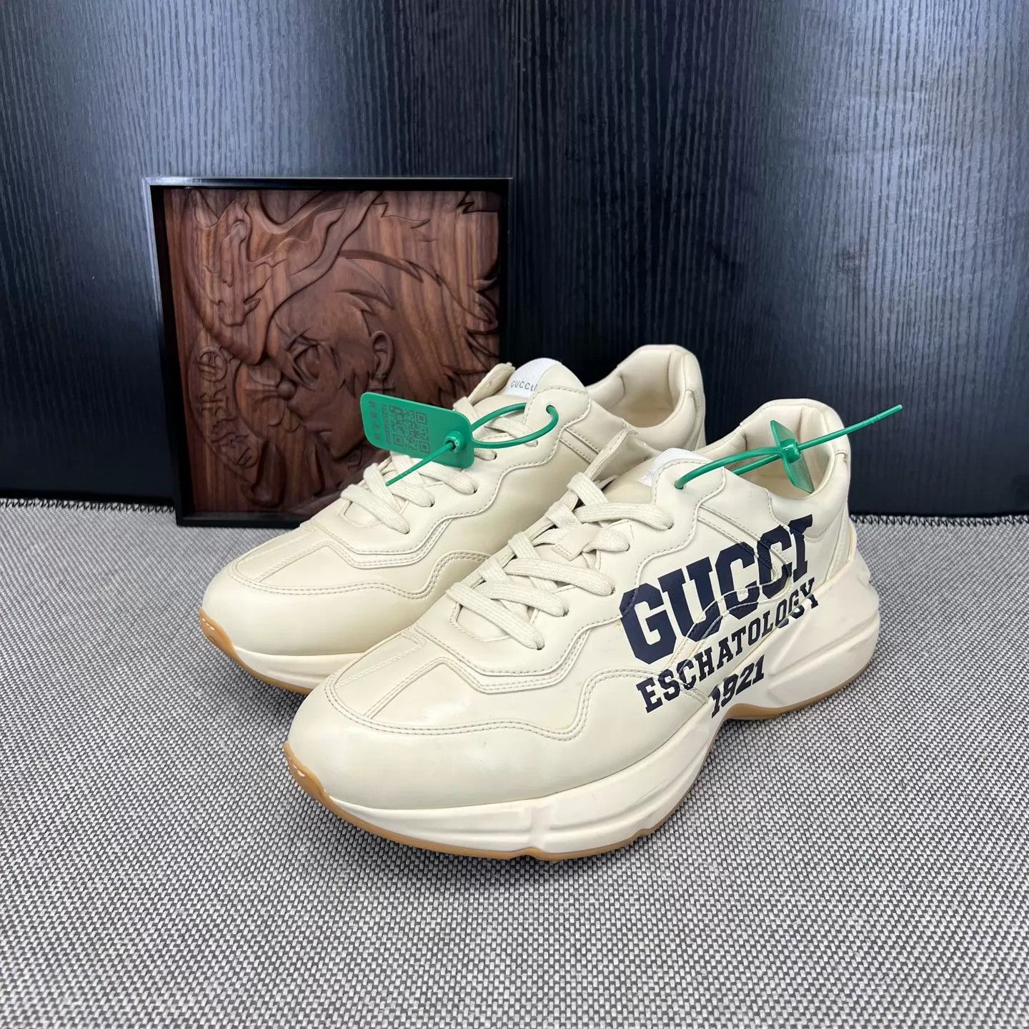Gucci Gucci Rhyton 25 Printed Sneakers 10/44 Size US 11 / EU 44 - 1 Thumbnail