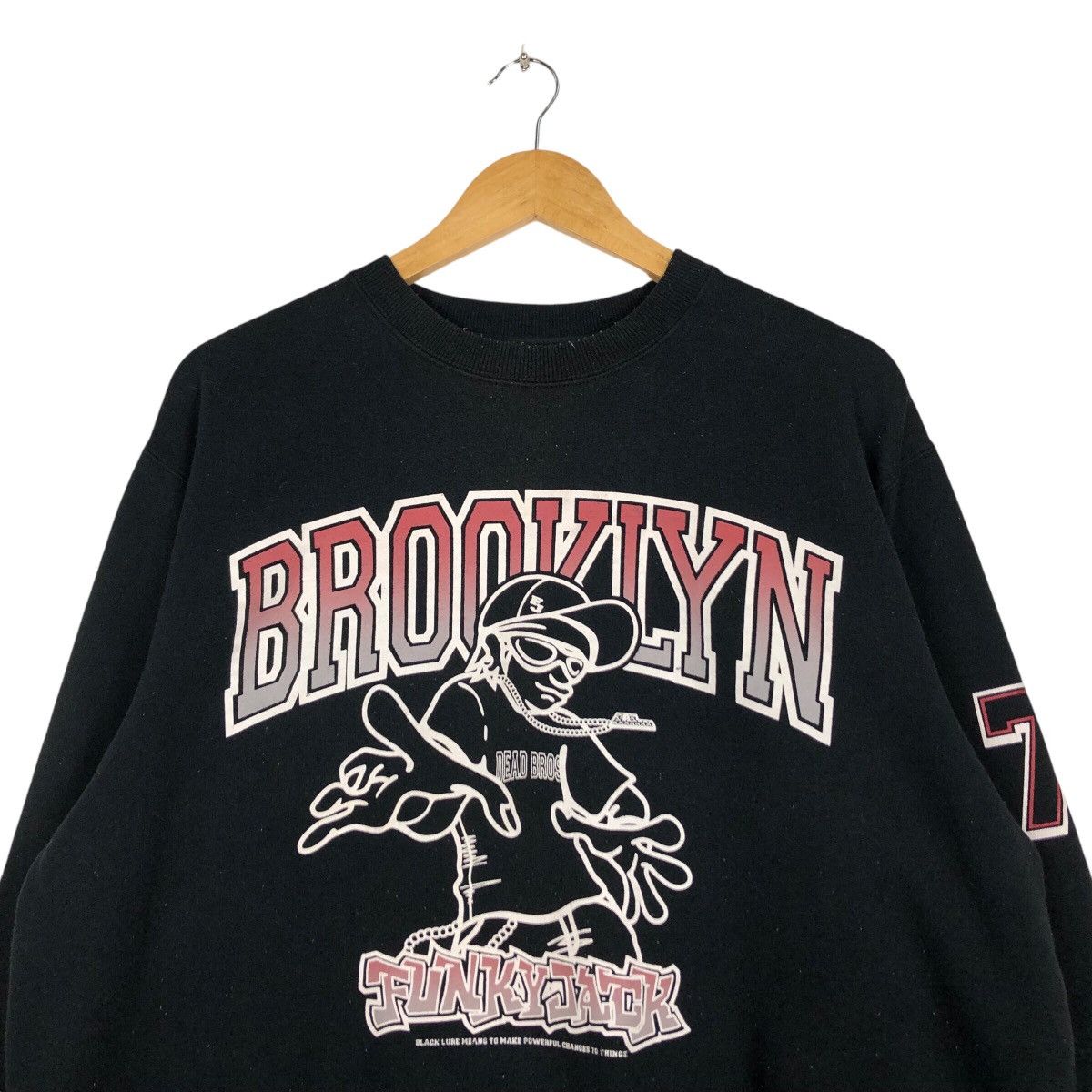 Vintage Brooklyn Hip Hop Rapers Styles Sweatshirt Large Size US L / EU 52-54 / 3 - 2 Thumbnail